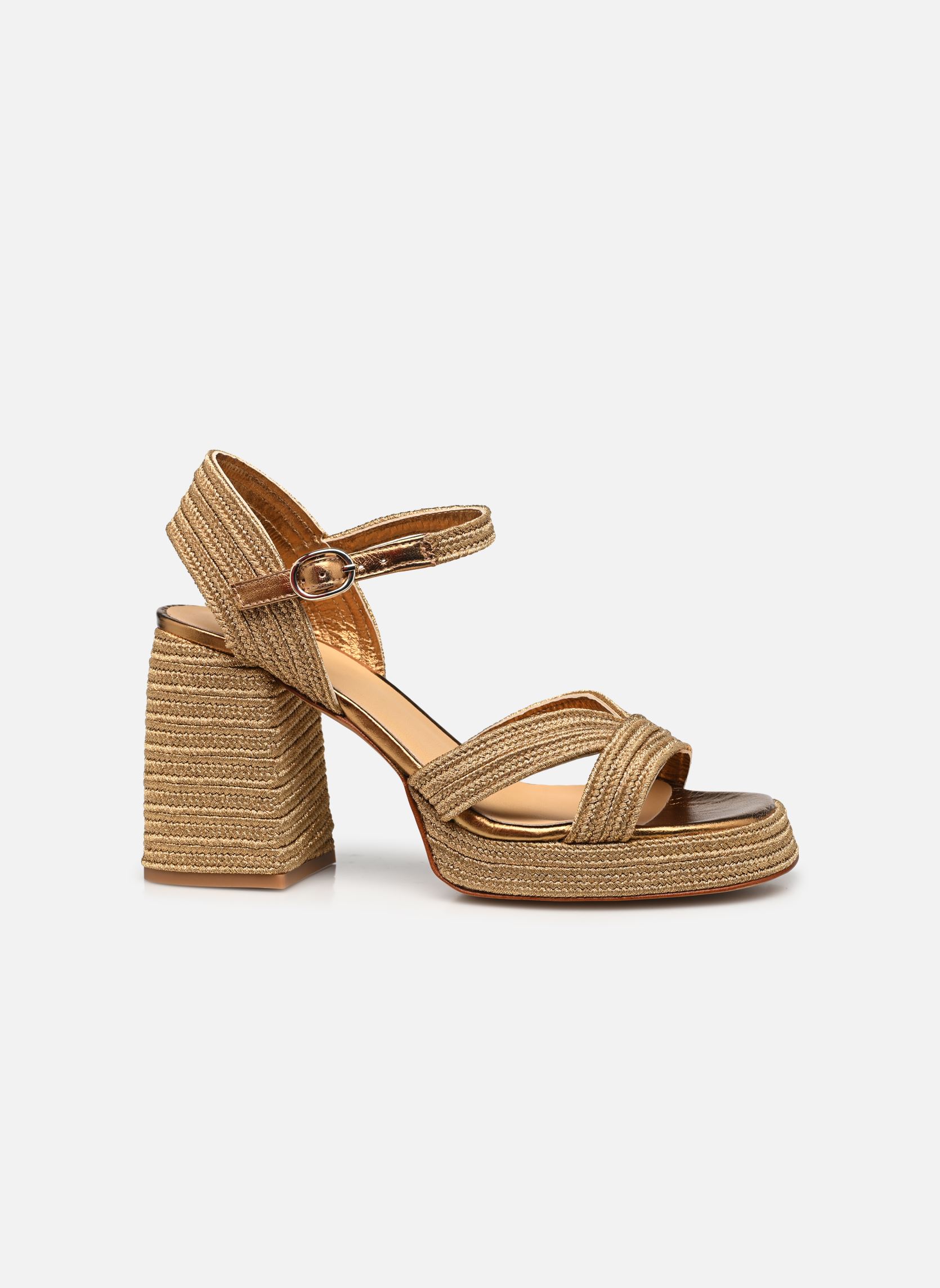 Sandalen VALLE dames goud en brons Castaner Sandalen VALLE dames goud en brons ORO VIEJO