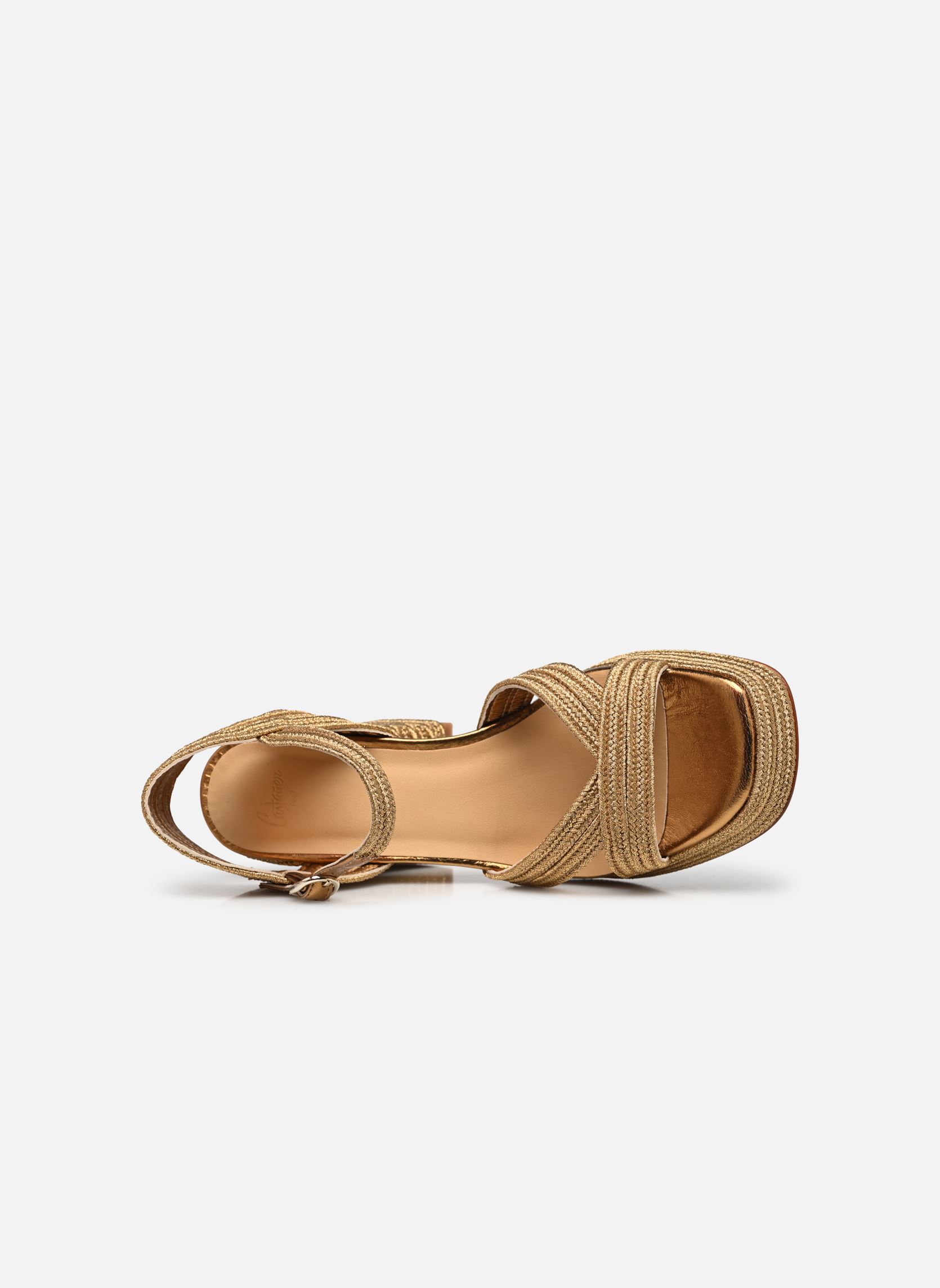 Sandalen VALLE dames goud en brons Castaner Sandalen VALLE dames goud en brons ORO VIEJO