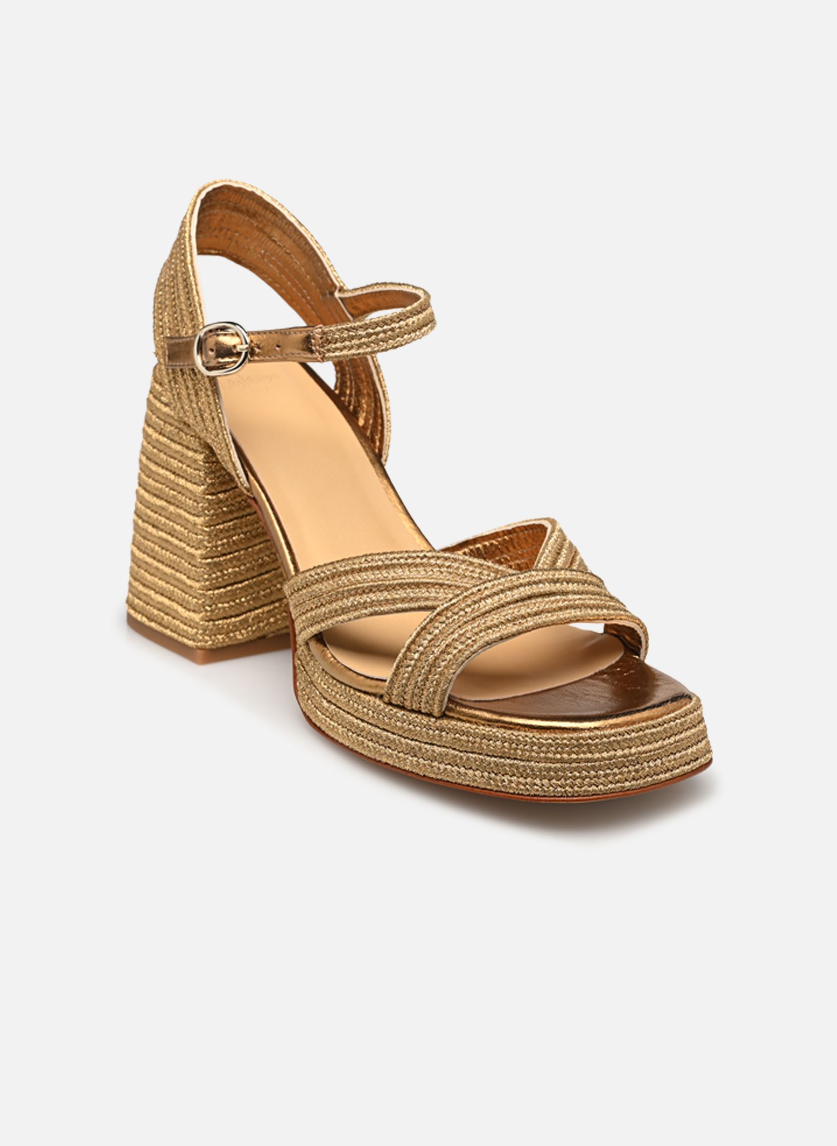 Sandalen VALLE dames goud en brons Castaner Sandalen VALLE dames goud en brons ORO VIEJO