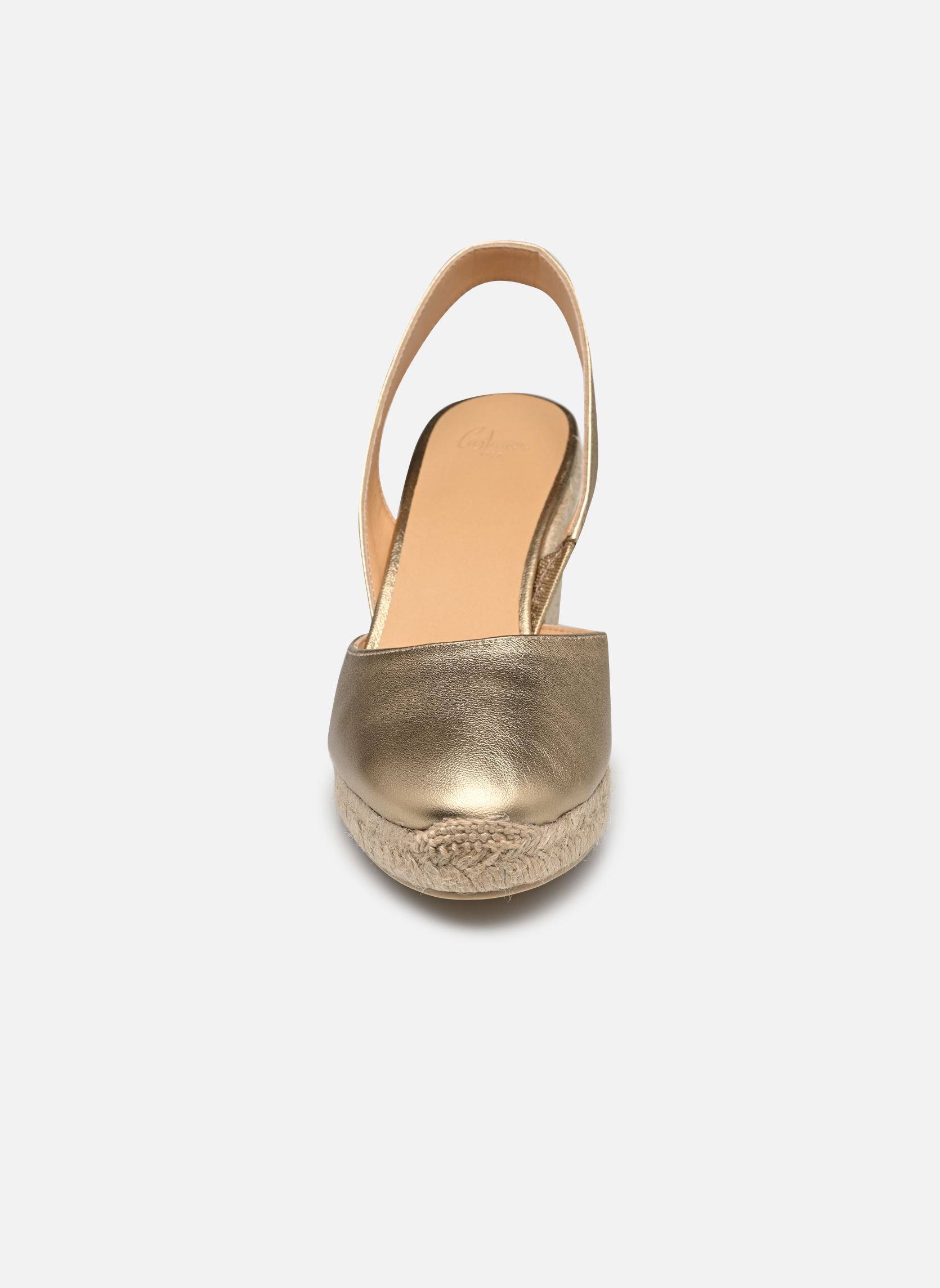 Espadrilles met sleehak en plateau CARISSA 8 dames goud en brons Castaner Espadrilles met sleehak en plateau CARISSA 8 dames goud en brons ORO
