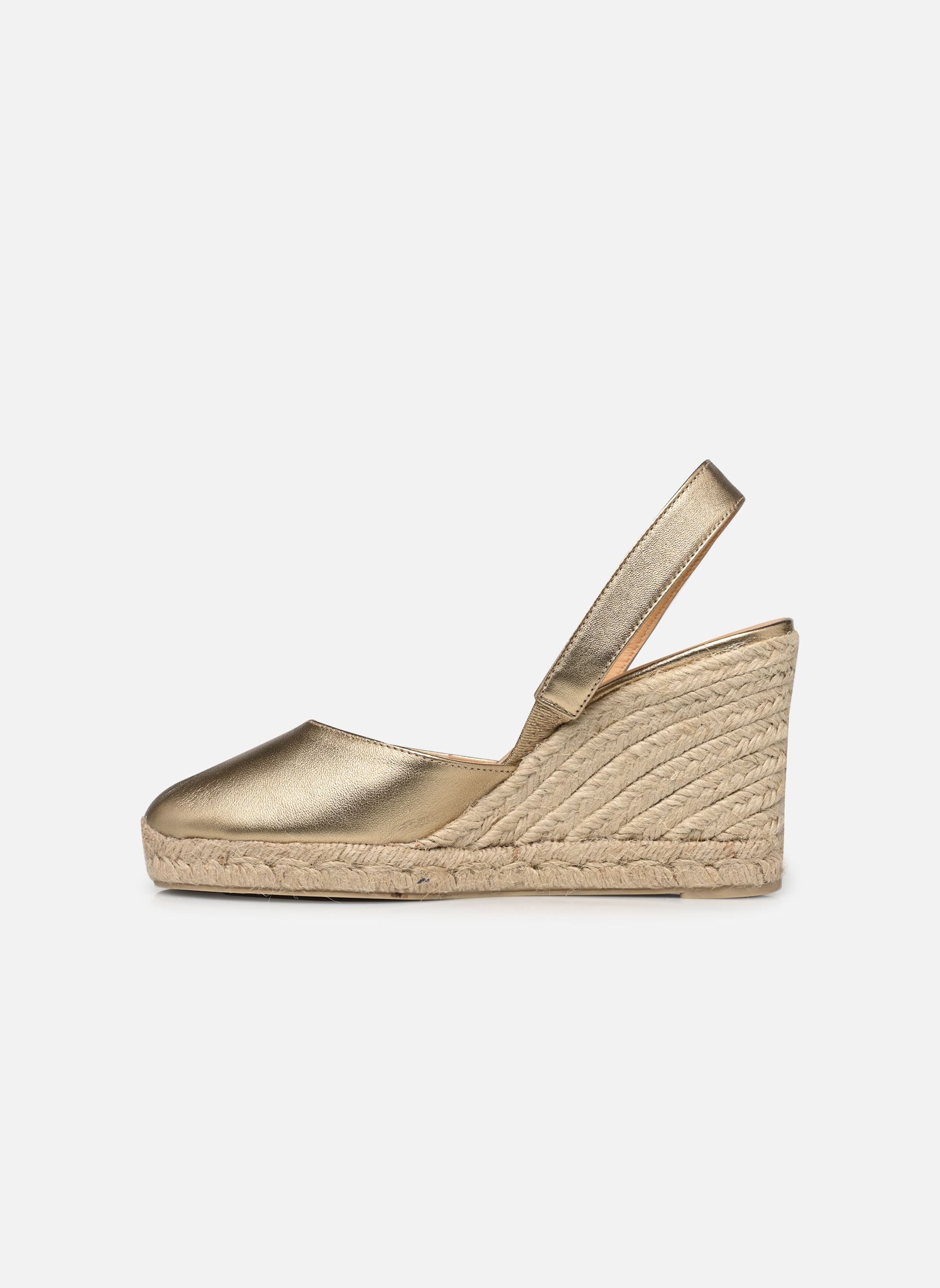 Espadrilles met sleehak en plateau CARISSA 8 dames goud en brons Castaner Espadrilles met sleehak en plateau CARISSA 8 dames goud en brons ORO