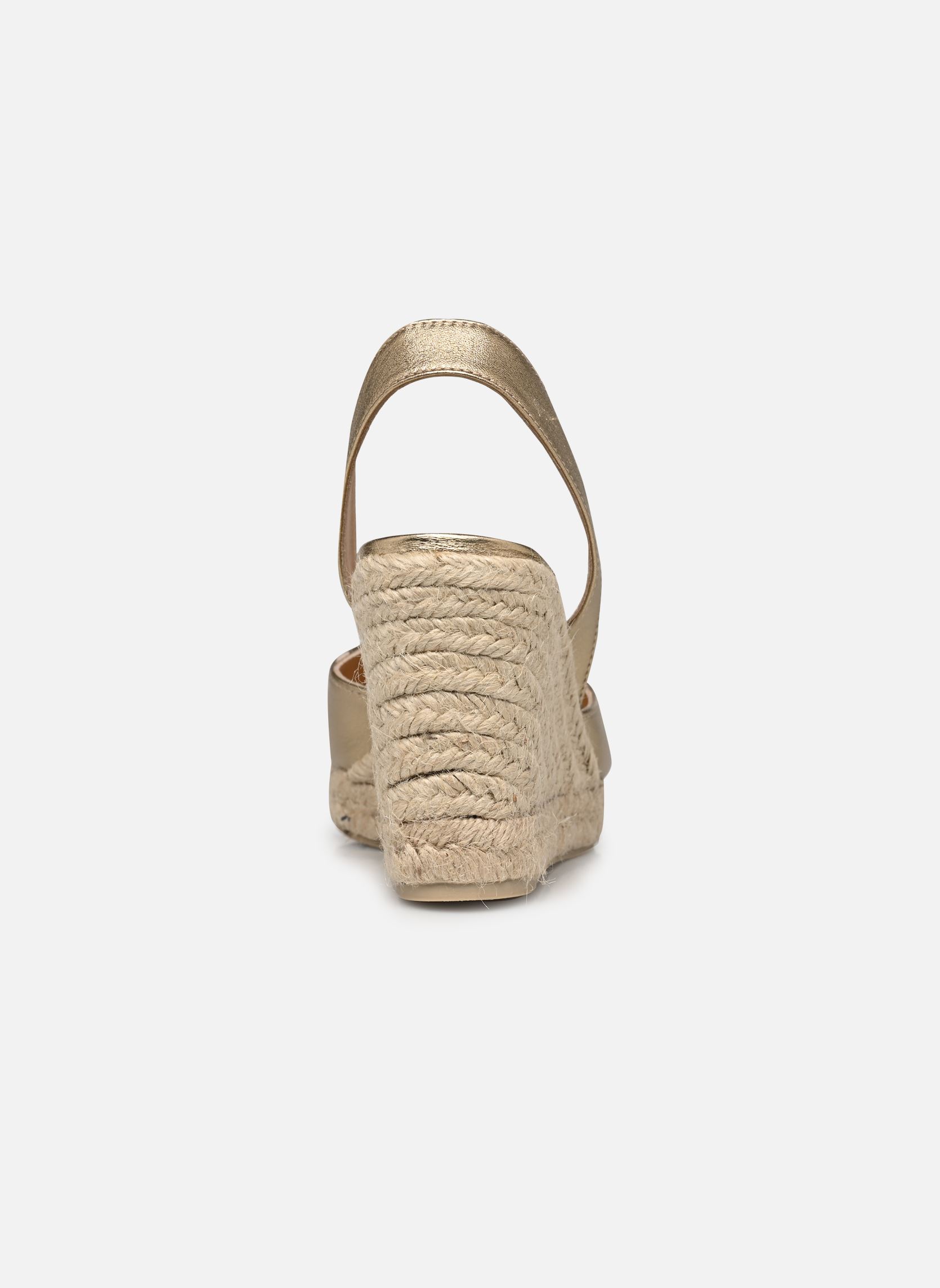 Espadrilles met sleehak en plateau CARISSA 8 dames goud en brons Castaner Espadrilles met sleehak en plateau CARISSA 8 dames goud en brons ORO