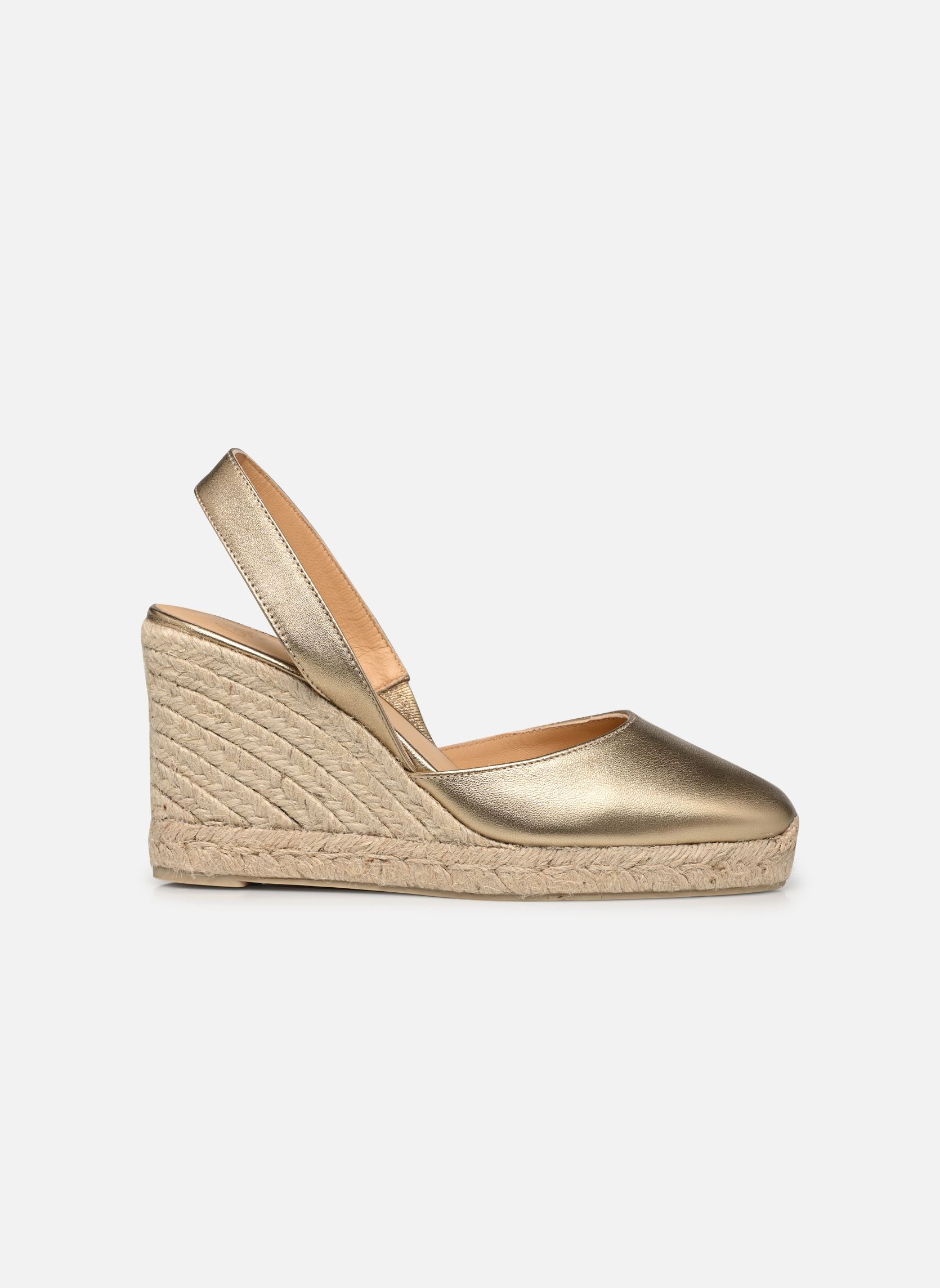 Espadrilles met sleehak en plateau CARISSA 8 dames goud en brons Castaner Espadrilles met sleehak en plateau CARISSA 8 dames goud en brons ORO