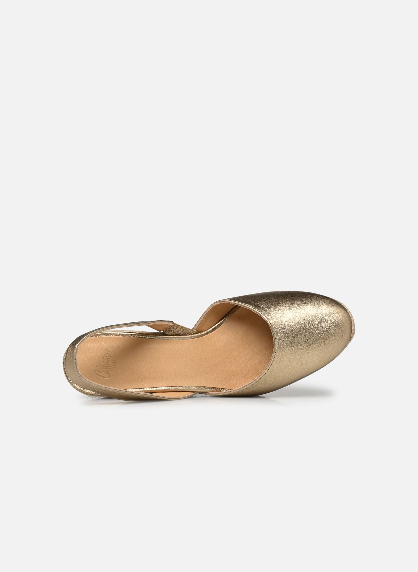 Espadrilles met sleehak en plateau CARISSA 8 dames goud en brons Castaner Espadrilles met sleehak en plateau CARISSA 8 dames goud en brons ORO