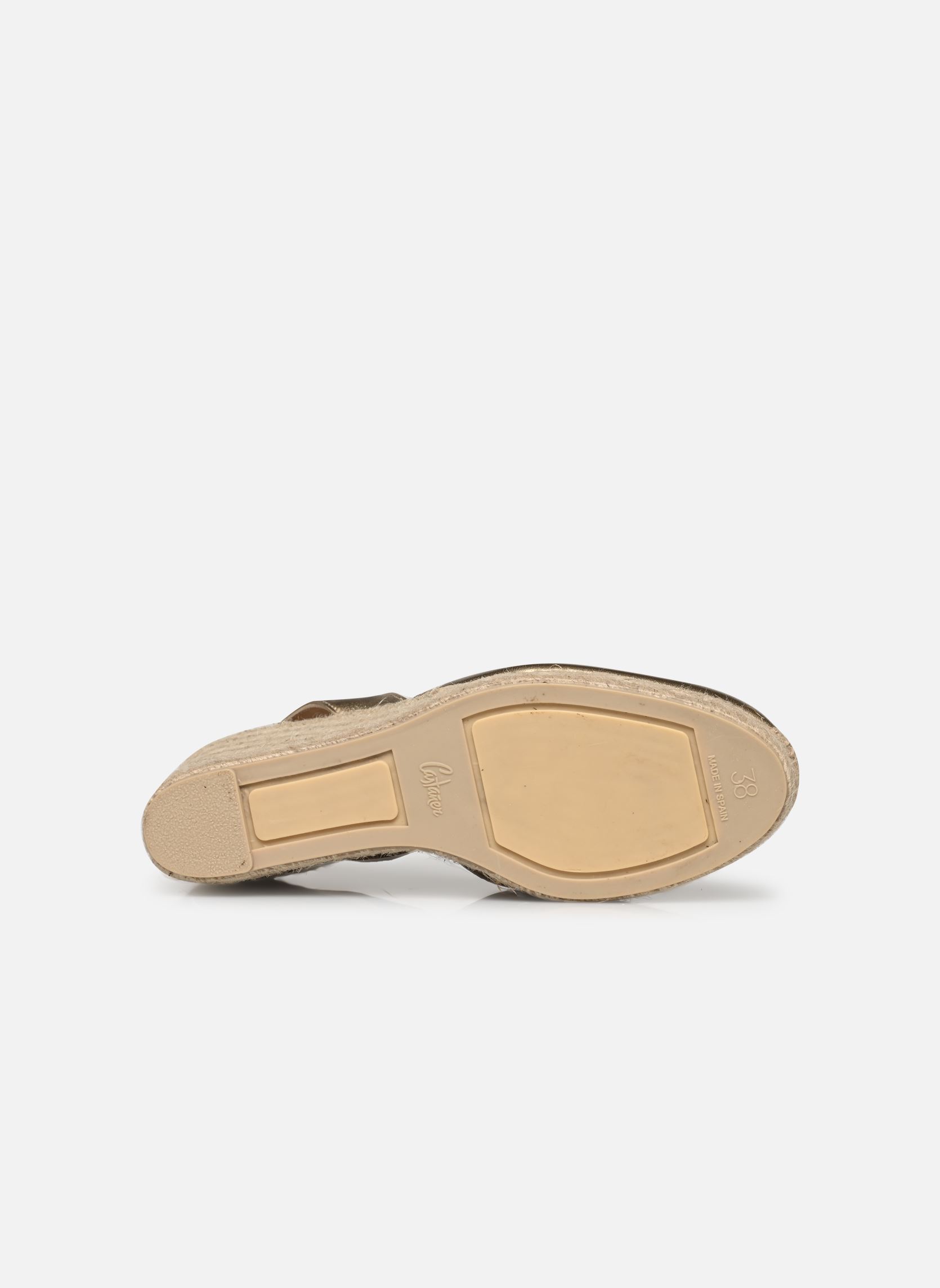Espadrilles met sleehak en plateau CARISSA 8 dames goud en brons Castaner Espadrilles met sleehak en plateau CARISSA 8 dames goud en brons ORO