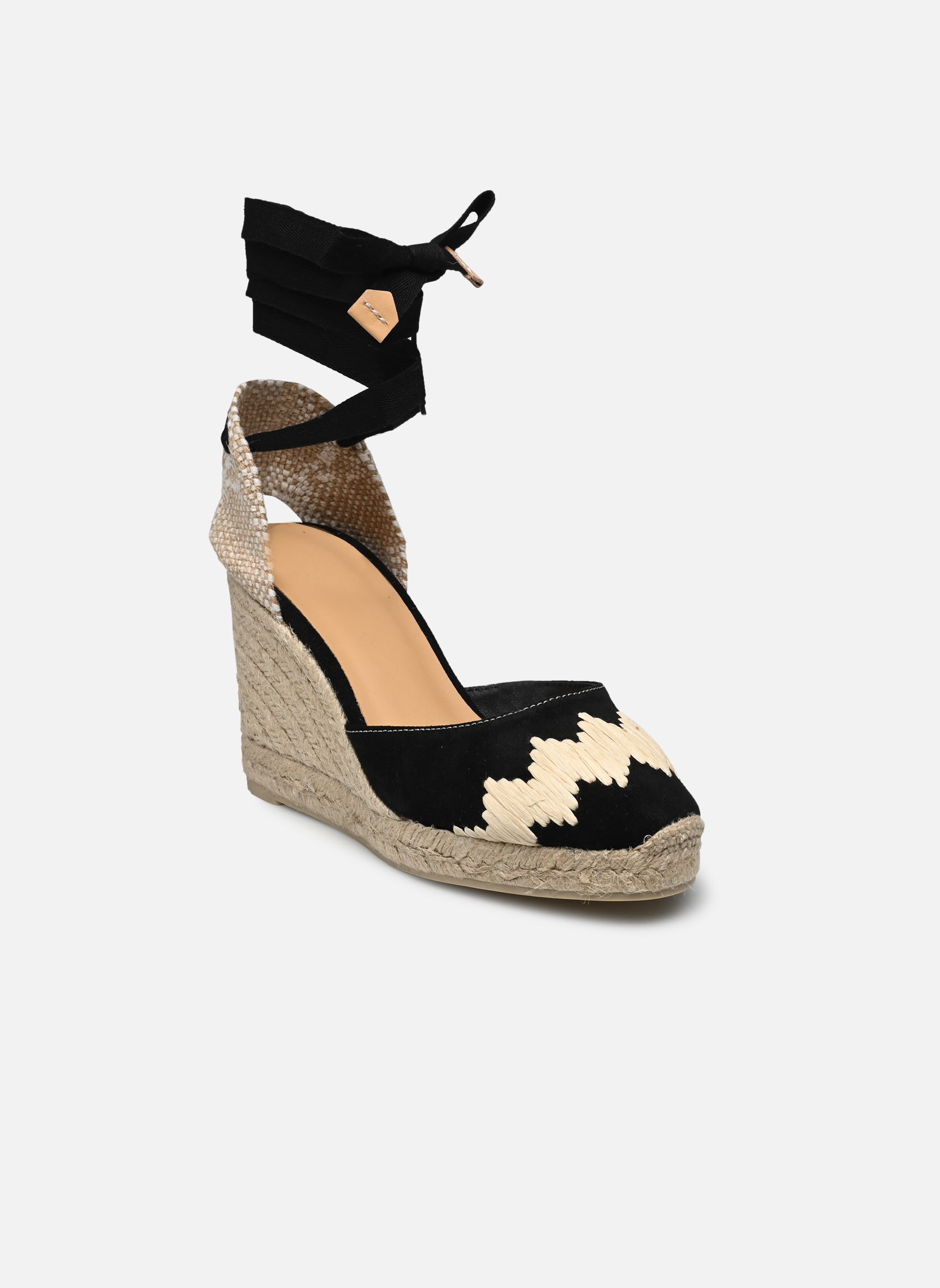 Espadrilles compensées et plateformes CANDE femme noir Castaner Espadrilles compensées et plateformes CANDE femme noir NEGRO