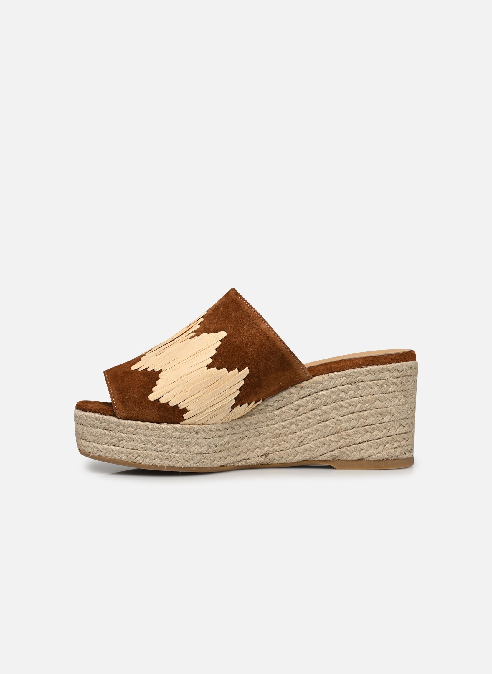 Keil- und Plateau-Espadrilles ELEO damen braun Castaner Keil- und Plateau-Espadrilles ELEO damen braun CUERO