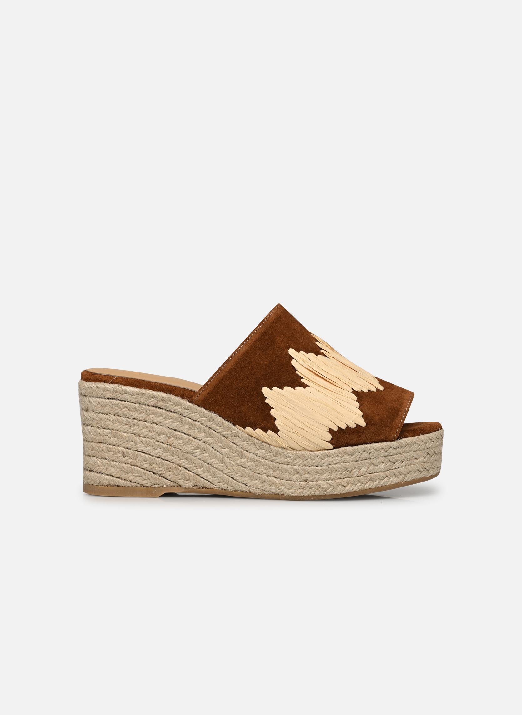 Keil- und Plateau-Espadrilles ELEO damen braun Castaner Keil- und Plateau-Espadrilles ELEO damen braun CUERO