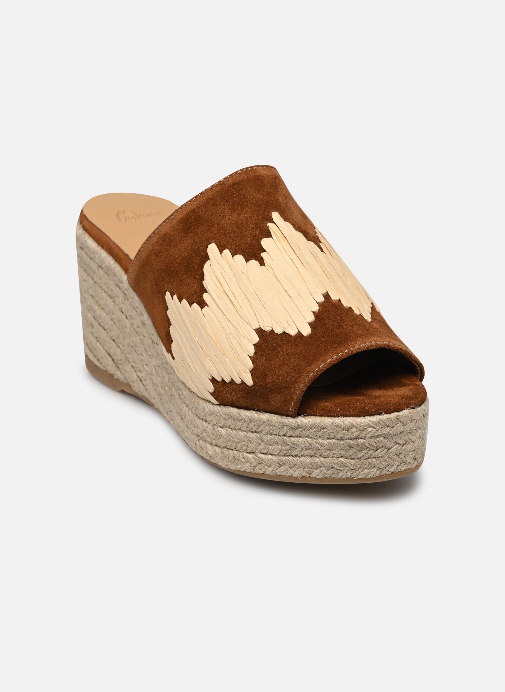 Keil- und Plateau-Espadrilles ELEO damen braun Castaner Keil- und Plateau-Espadrilles ELEO damen braun CUERO