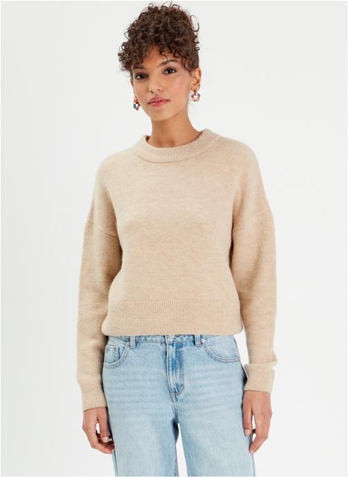 Cache Cache Pull Rouille Cache Cache Pulls basiques - SUMCROPUL (Beige) - Vêtements chez Sarenza ...