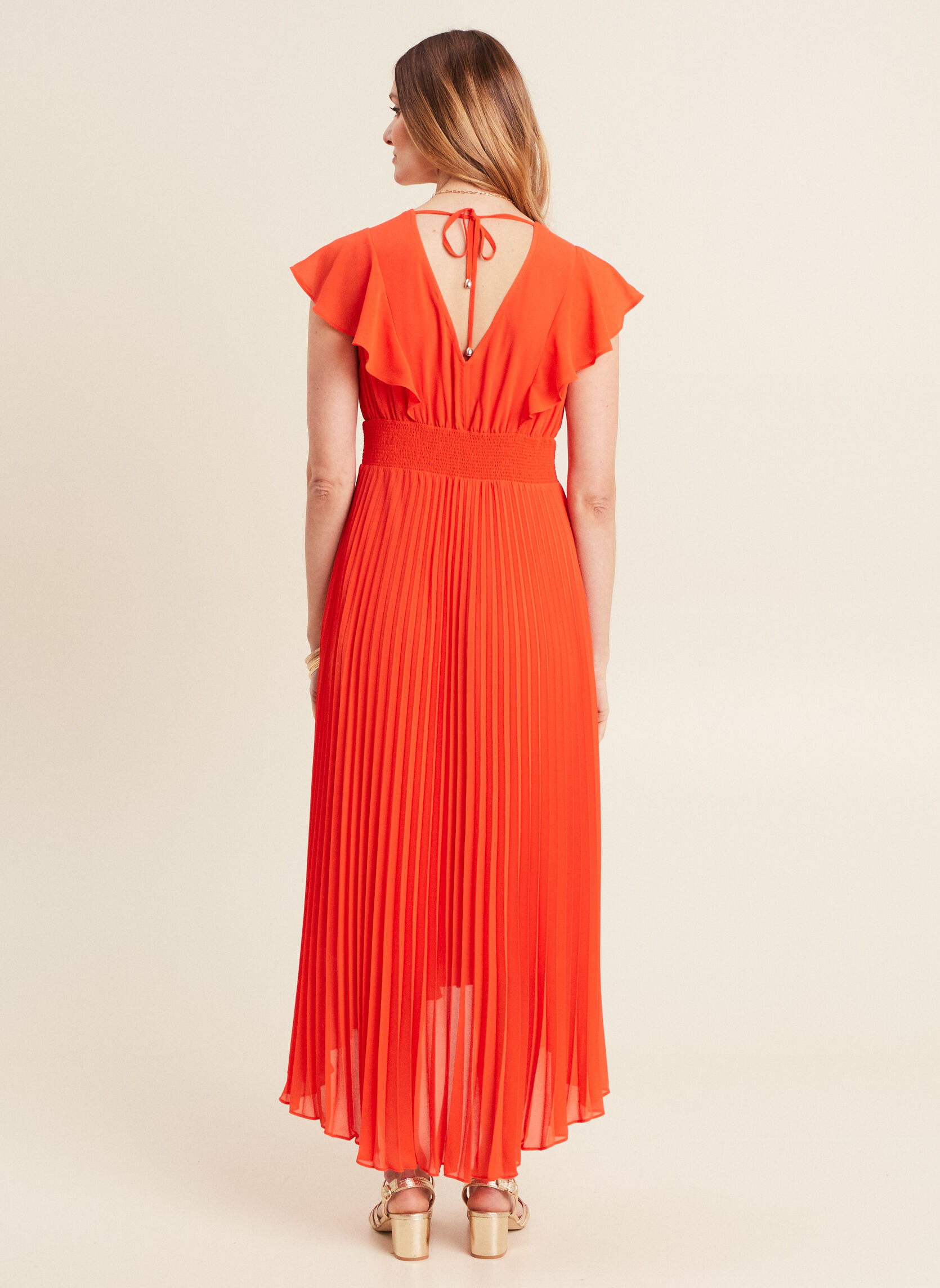 Robes RICARLA femme orange Bréal Robes RICARLA femme orange Orange foncé
