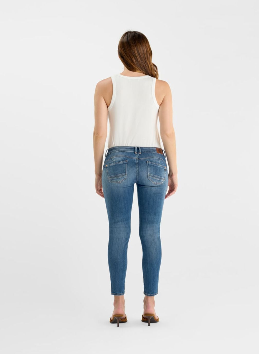 Jeans droit Jeans push-up slim PULP Blue femme bleu Le temps des cerises Jeans droit Jeans push-up slim PULP Blue femme bleu Bleu