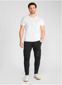Pantalons droits Pantalon cargo ALBAN Black homme noir Le temps des cerises Pantalons droits Pantalon cargo ALBAN Black homme noir Noir