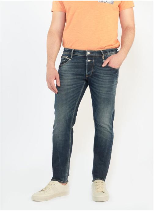 Le temps des cerises Jeans droit Jeans slim stretch 700/11 Blue homme bleu