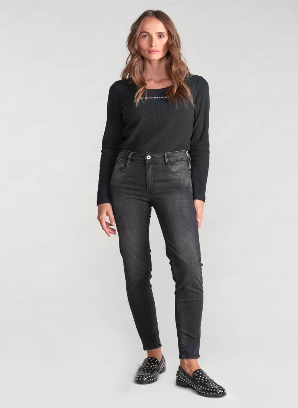 Le Temps Des Cerises Jeans Push-up Slim Taille Haute Pulp - 7/8ème, Effet Repulpant, Ultra Stretch, Eco Friendly