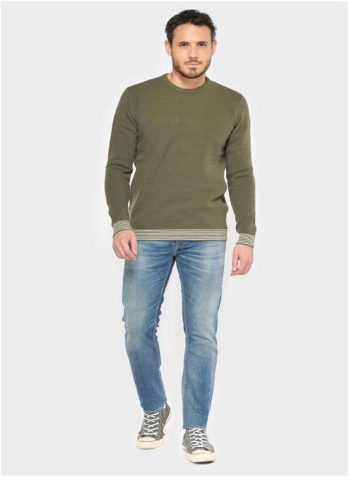Le temps des cerises Jeans droit Jeans slim stretch 700/11 Blue homme bleu