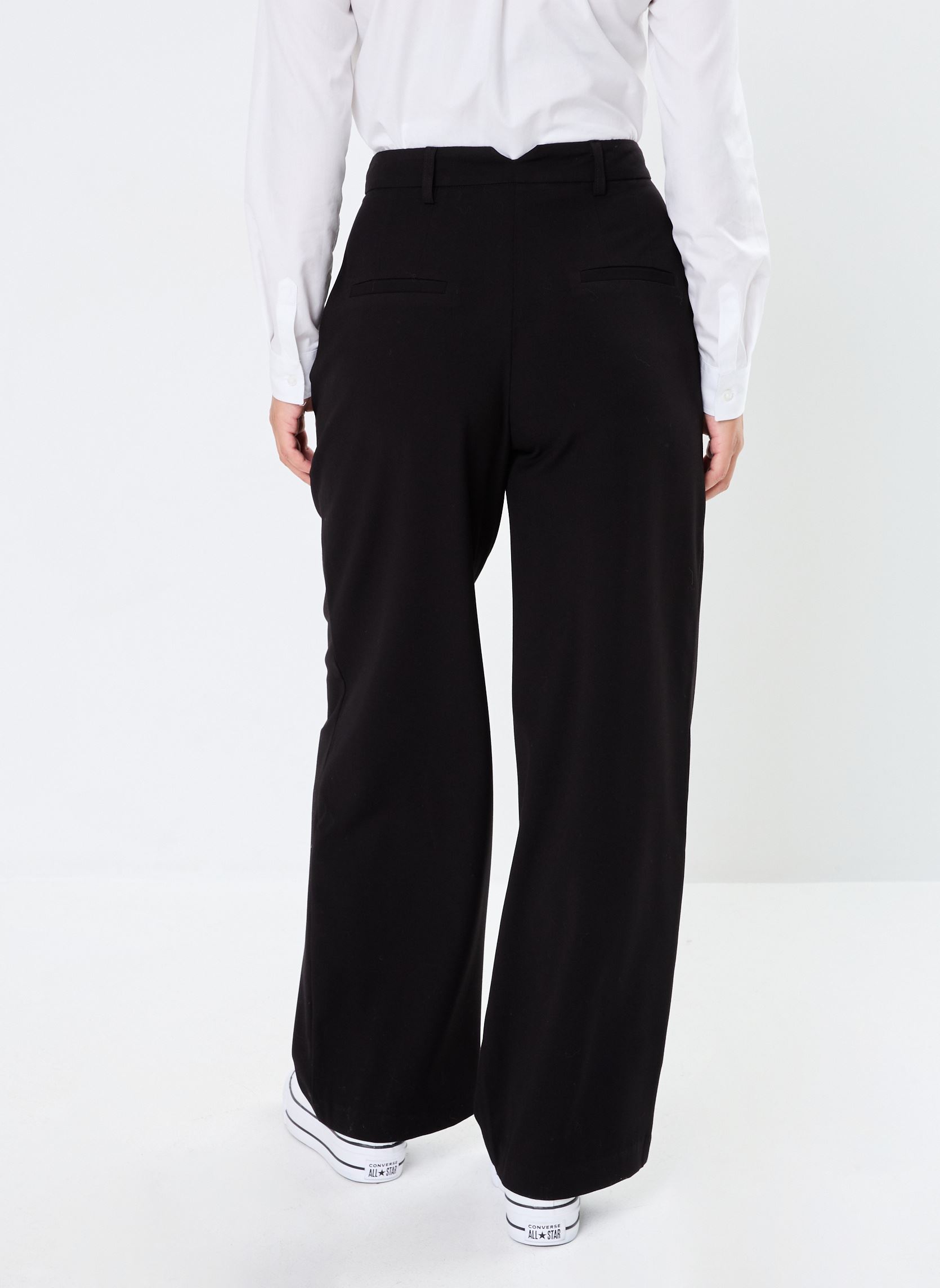 Pantalons de costume PEINTURE femme noir MADE BY Pantalons de costume PEINTURE femme noir JET BLACK
