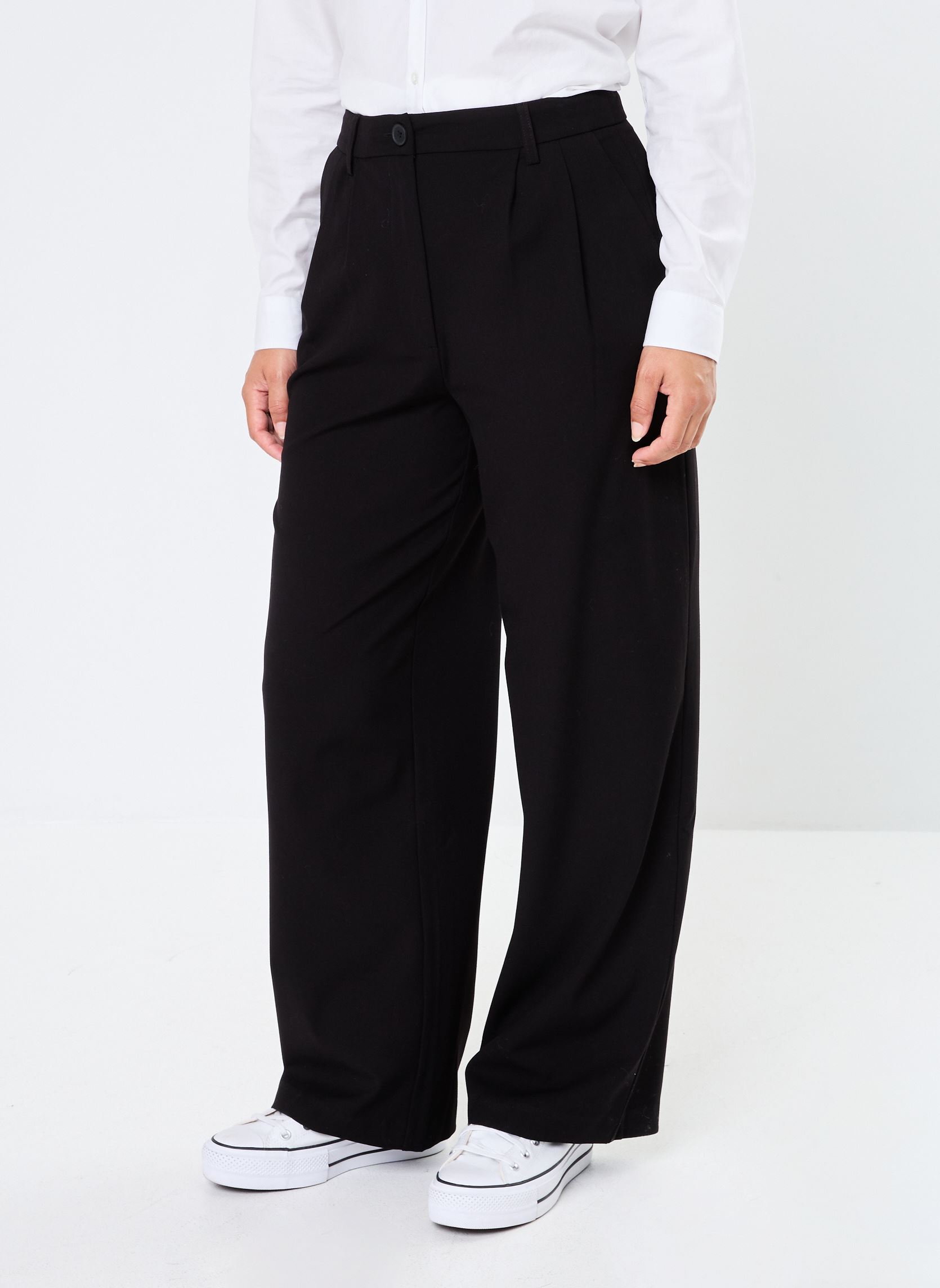 Pantalons de costume PEINTURE femme noir MADE BY Pantalons de costume PEINTURE femme noir JET BLACK