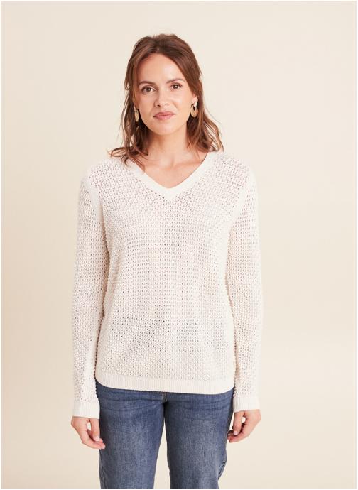 Bréal Pulls MIARTO femme blanc