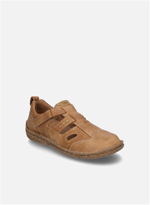 Mocassin Homme Josef Seibel Chance 68 - Cuir Vachette, Semelle PU, Construction AGO, Couleur Marron - 13