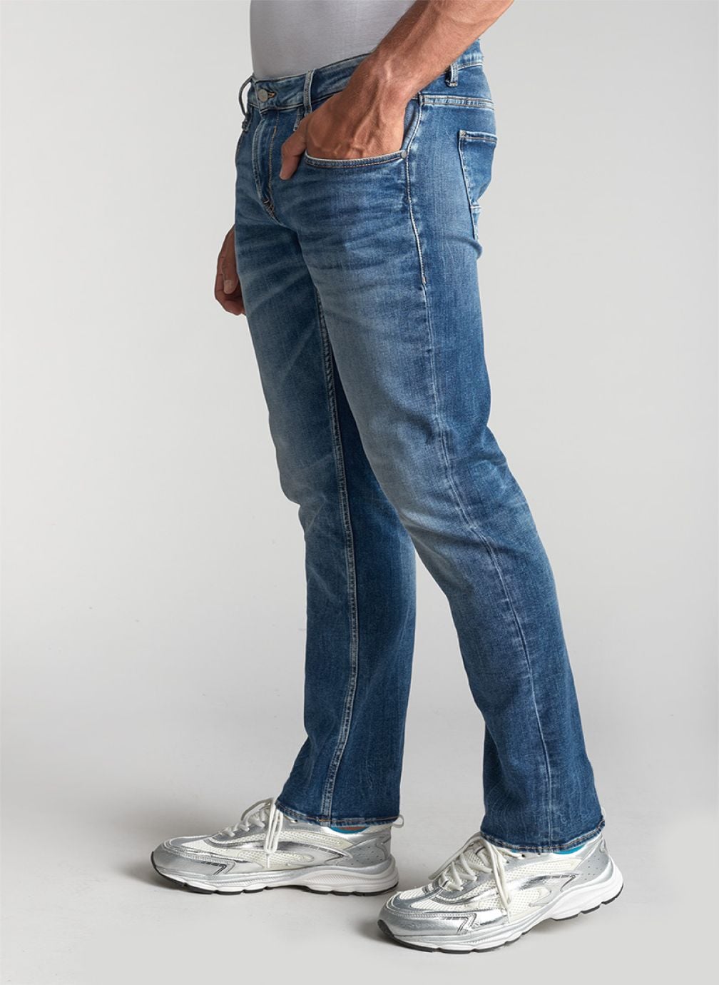 Jeans droit Jeans droite jogg 800/12 regular Blue homme bleu Le temps des cerises Jeans droit Jeans droite jogg 800/12 regular Blue homme bleu Bleu