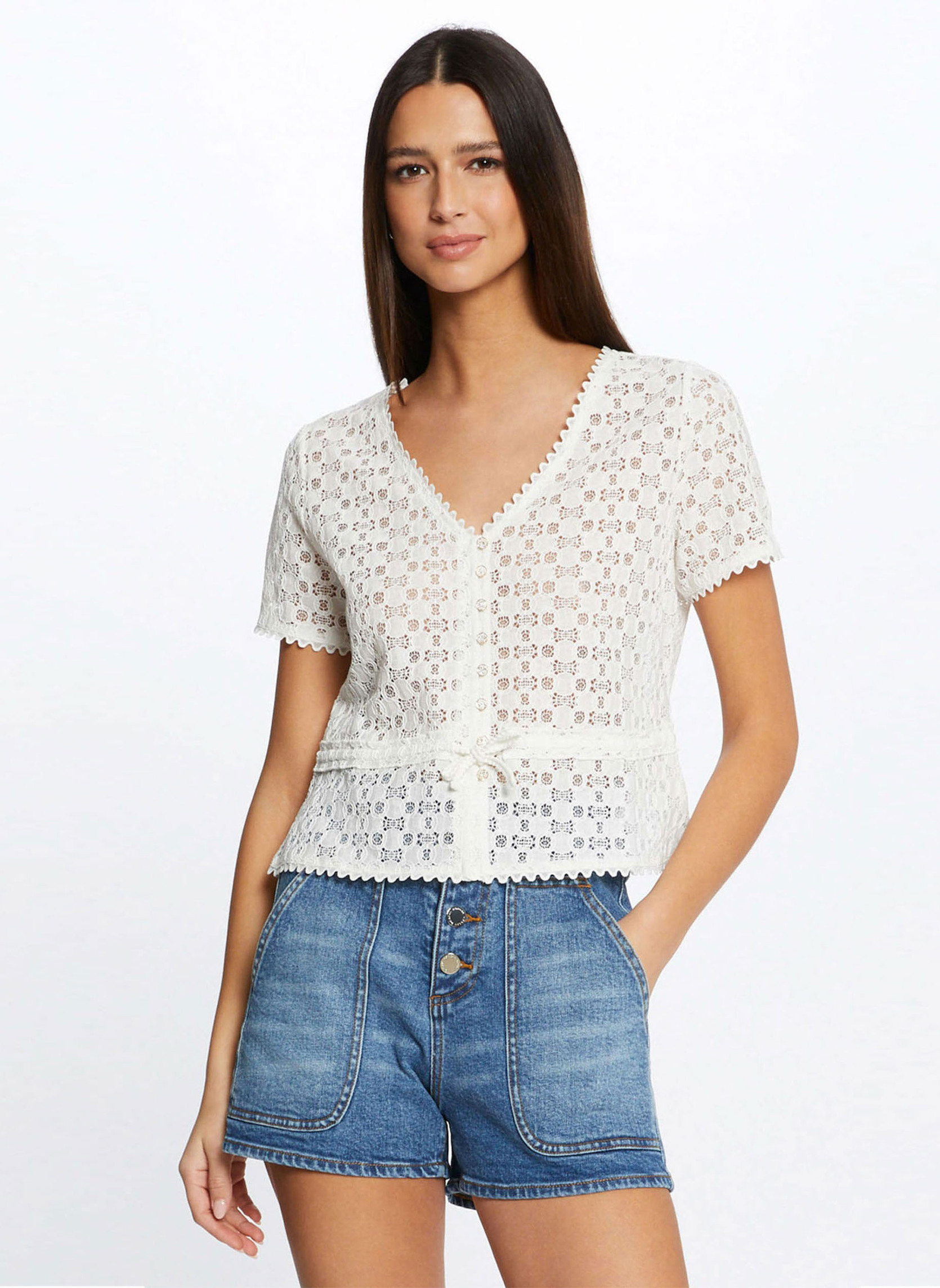 Blouses 231-DATE femme beige Morgan Blouses 231-DATE femme beige Beige