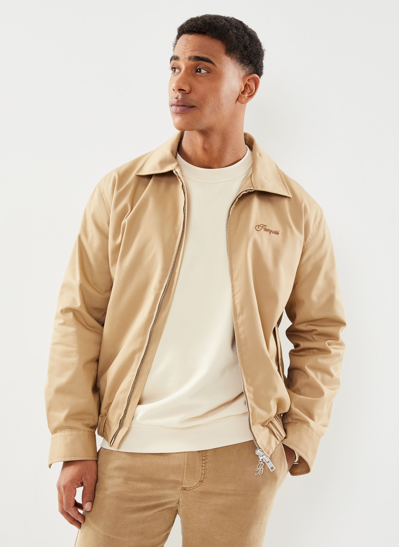 Bench Vestes Harrington Harrington Homme Ecru