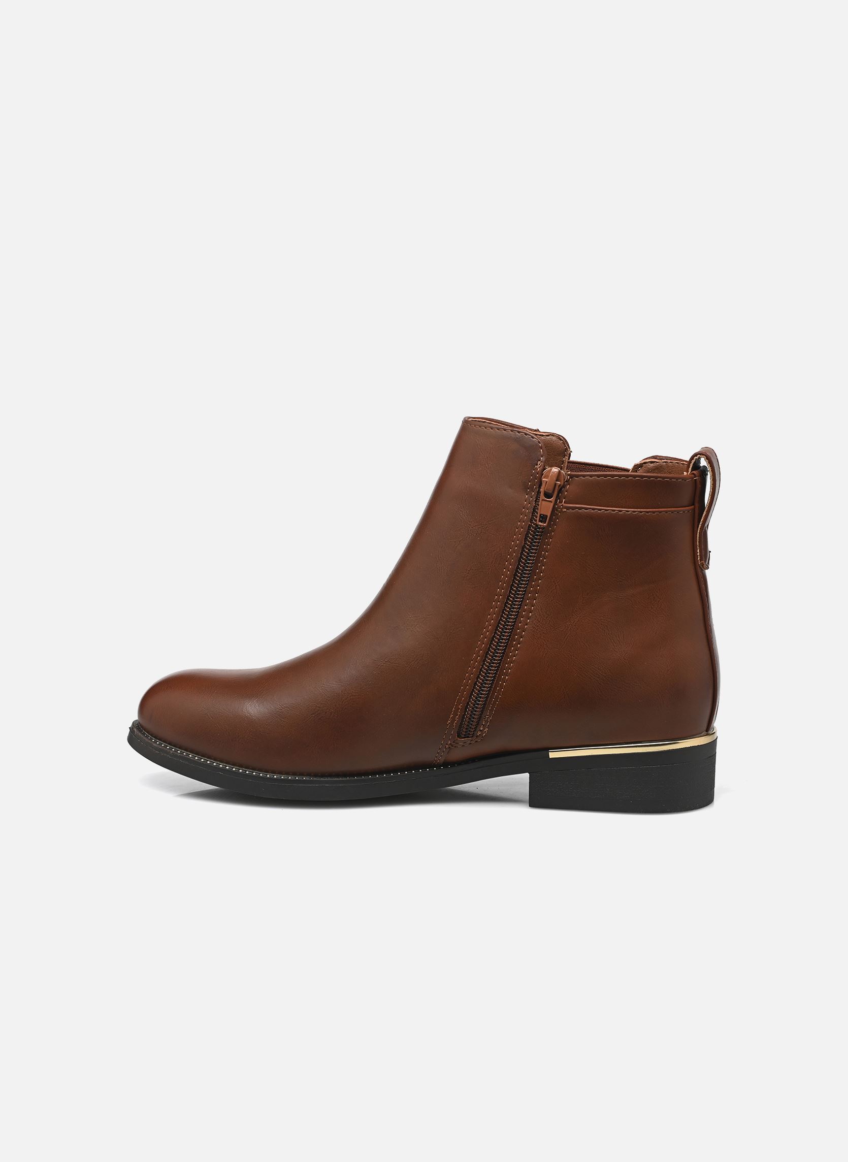 Lage enkellaarsjes FEIA size + dames bruin MADE BY Lage enkellaarsjes FEIA size + dames bruin CAMEL