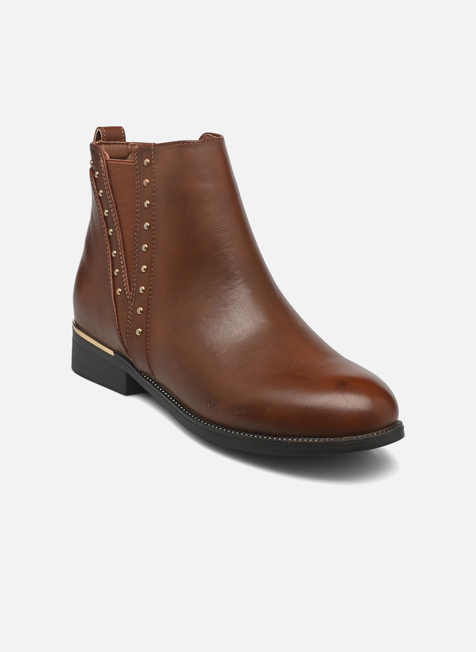 Lage enkellaarsjes FEIA size + dames bruin MADE BY Lage enkellaarsjes FEIA size + dames bruin CAMEL