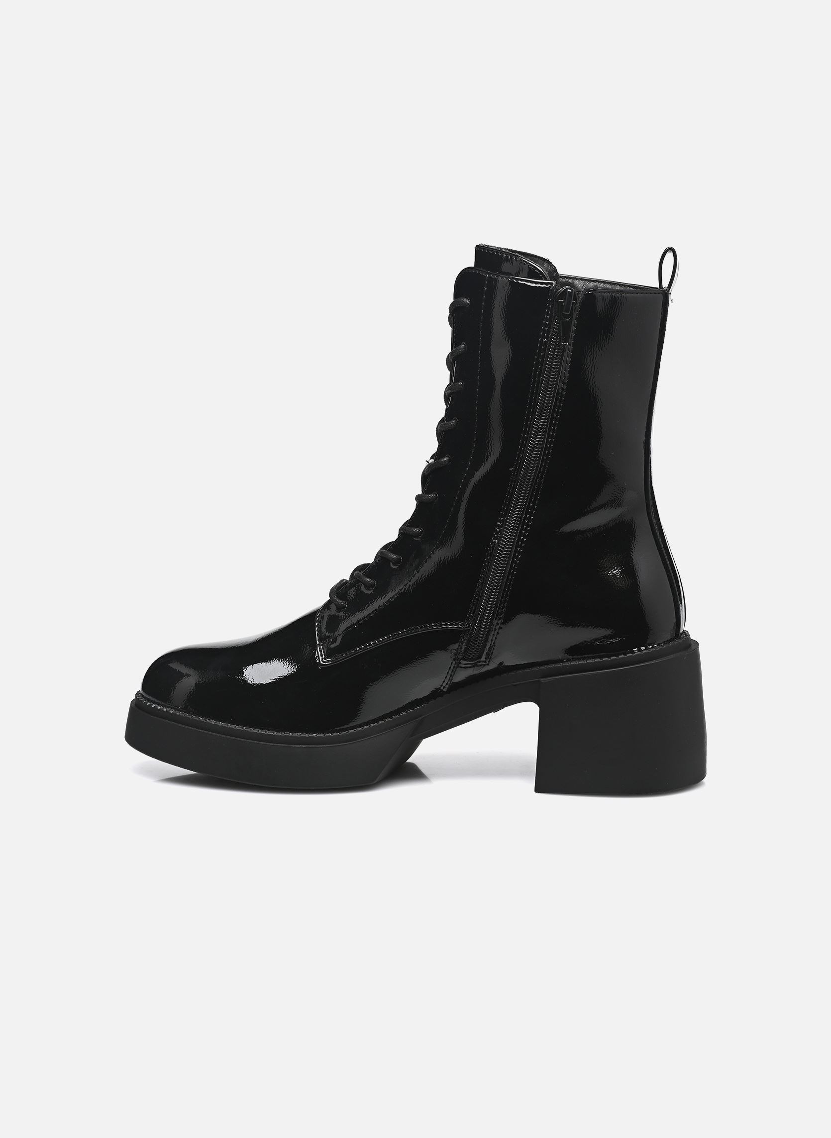 Bottines à lacets FEODORA size + femme noir MADE BY Bottines à lacets FEODORA size + femme noir NOIR