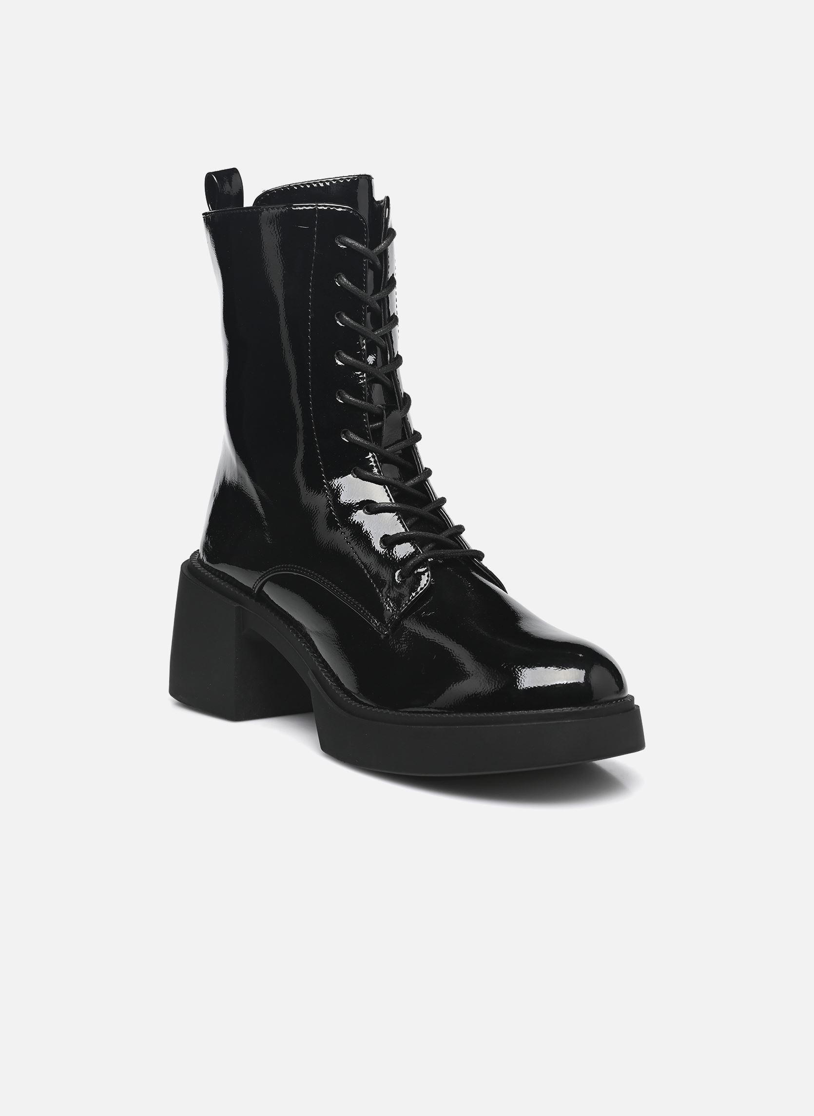 Bottines à lacets FEODORA size + femme noir MADE BY Bottines à lacets FEODORA size + femme noir NOIR