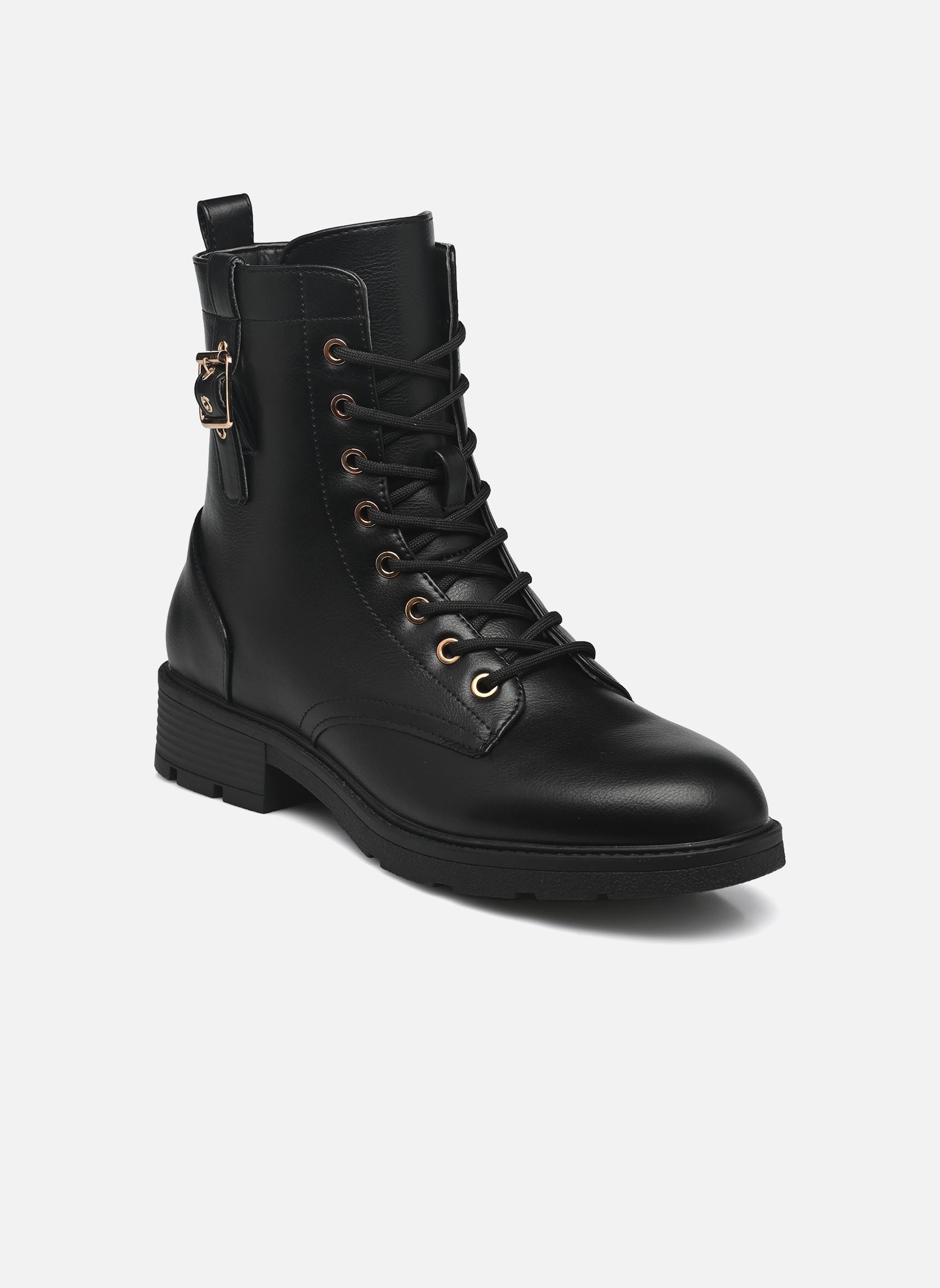 Bottines à lacets FRITSA size + femme noir MADE BY Bottines à lacets FRITSA size + femme noir NOIR
