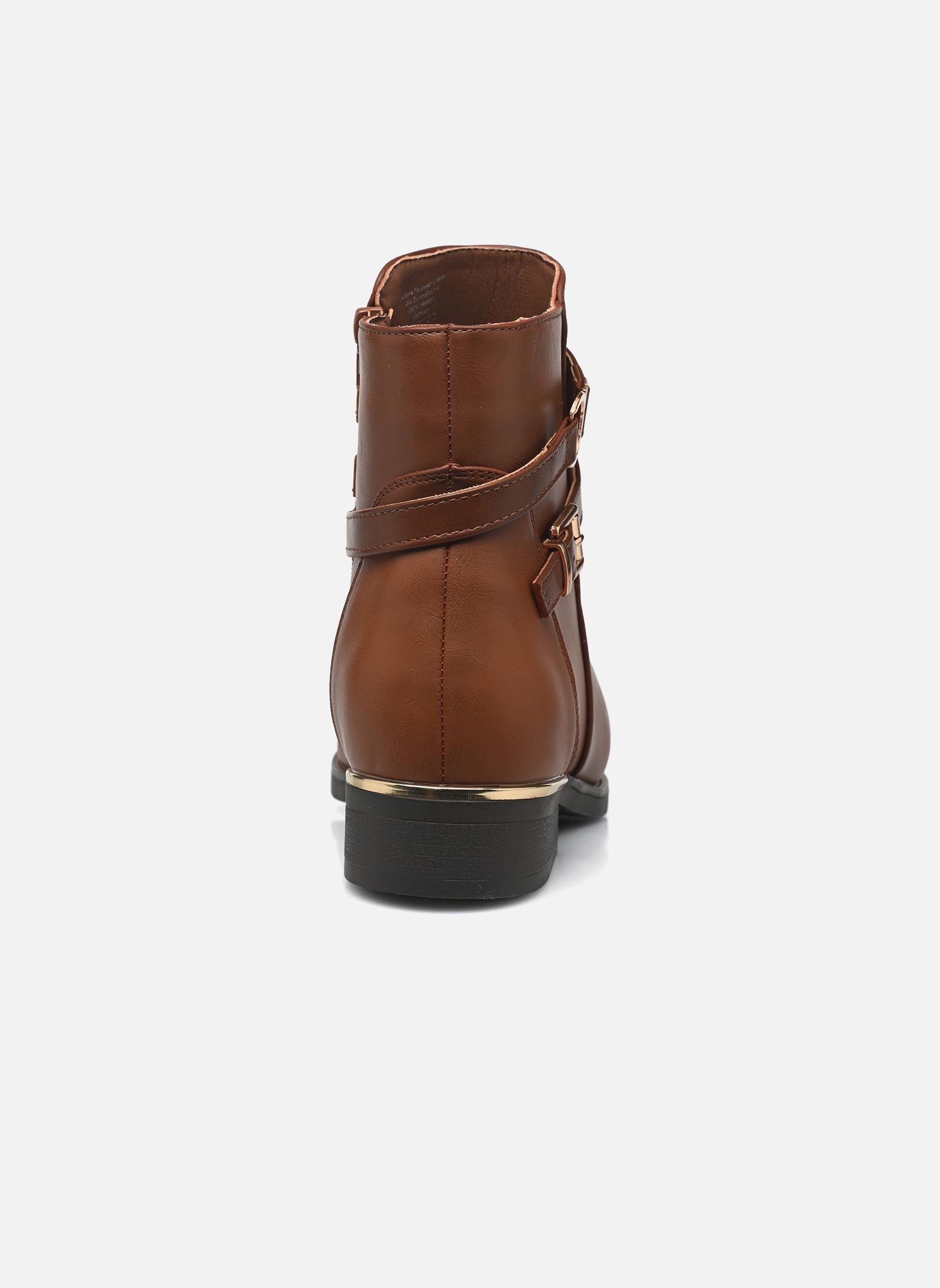 Botines bajos FRID size + mujer marrón MADE BY Botines bajos FRID size + mujer marrón COGNAC