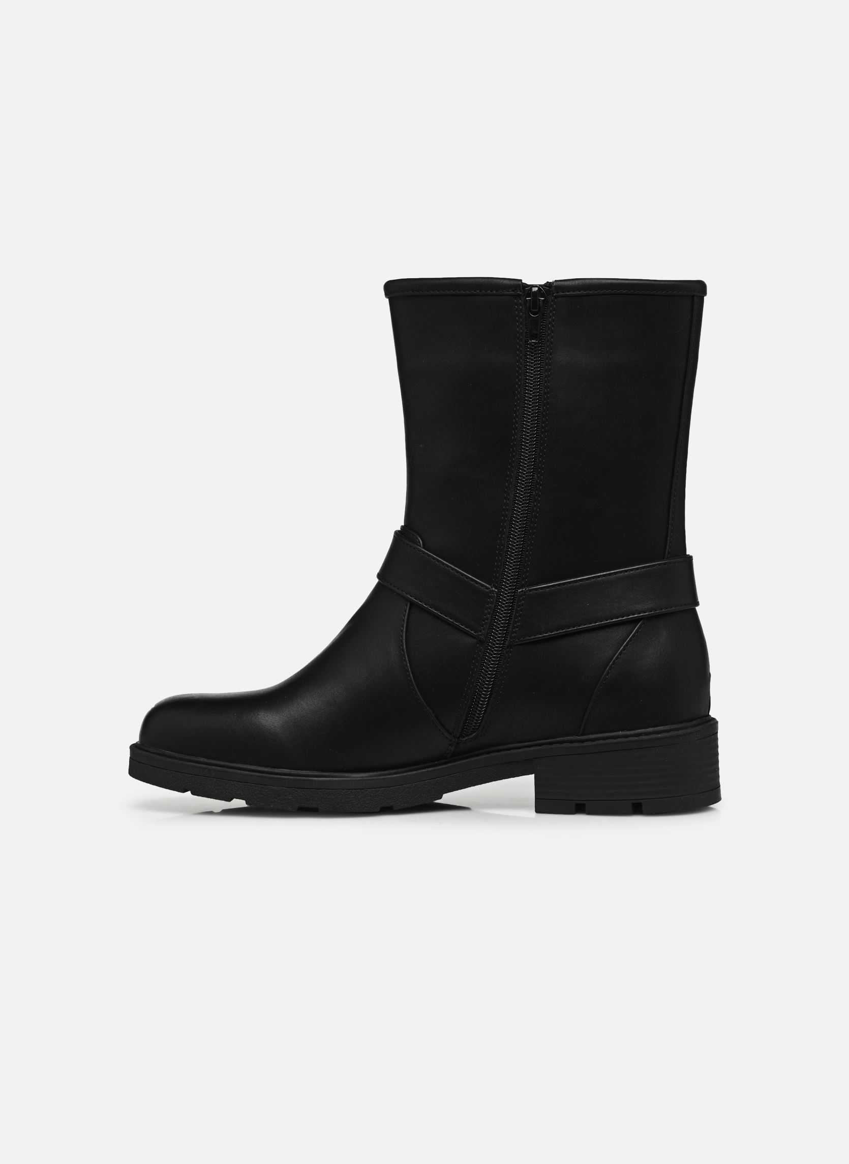 Biker boots FELIZIA Size + dames zwart MADE BY Biker boots FELIZIA Size + dames zwart Noir