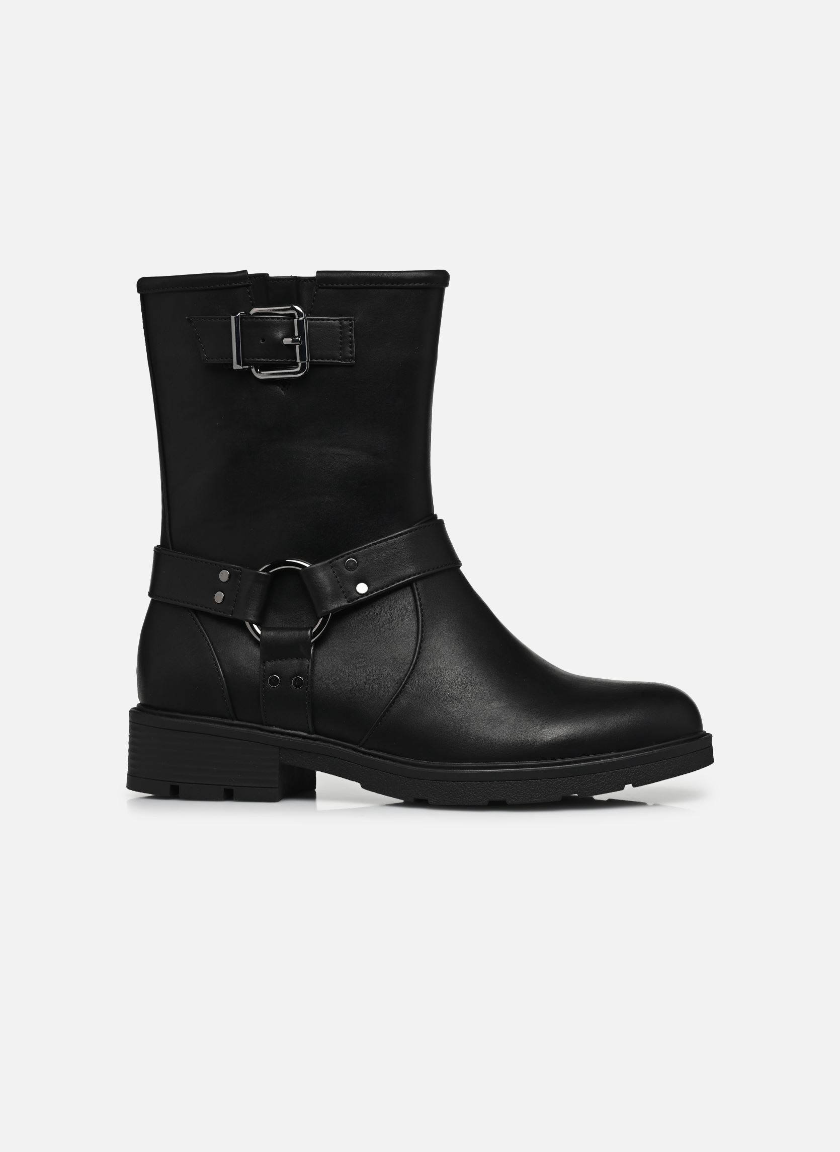 Biker boots FELIZIA Size + dames zwart MADE BY Biker boots FELIZIA Size + dames zwart Noir