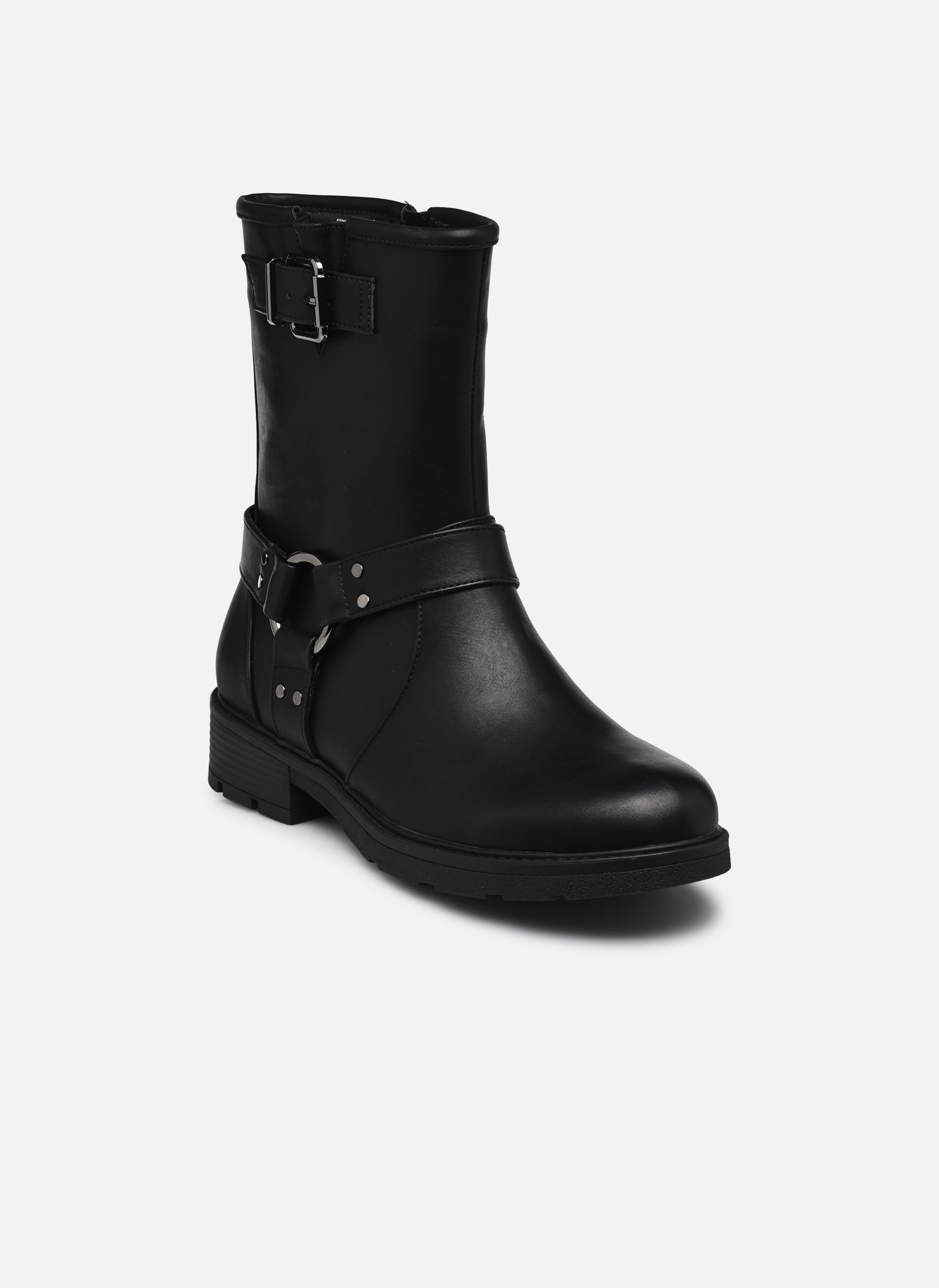 Biker boots FELIZIA Size + dames zwart MADE BY Biker boots FELIZIA Size + dames zwart Noir