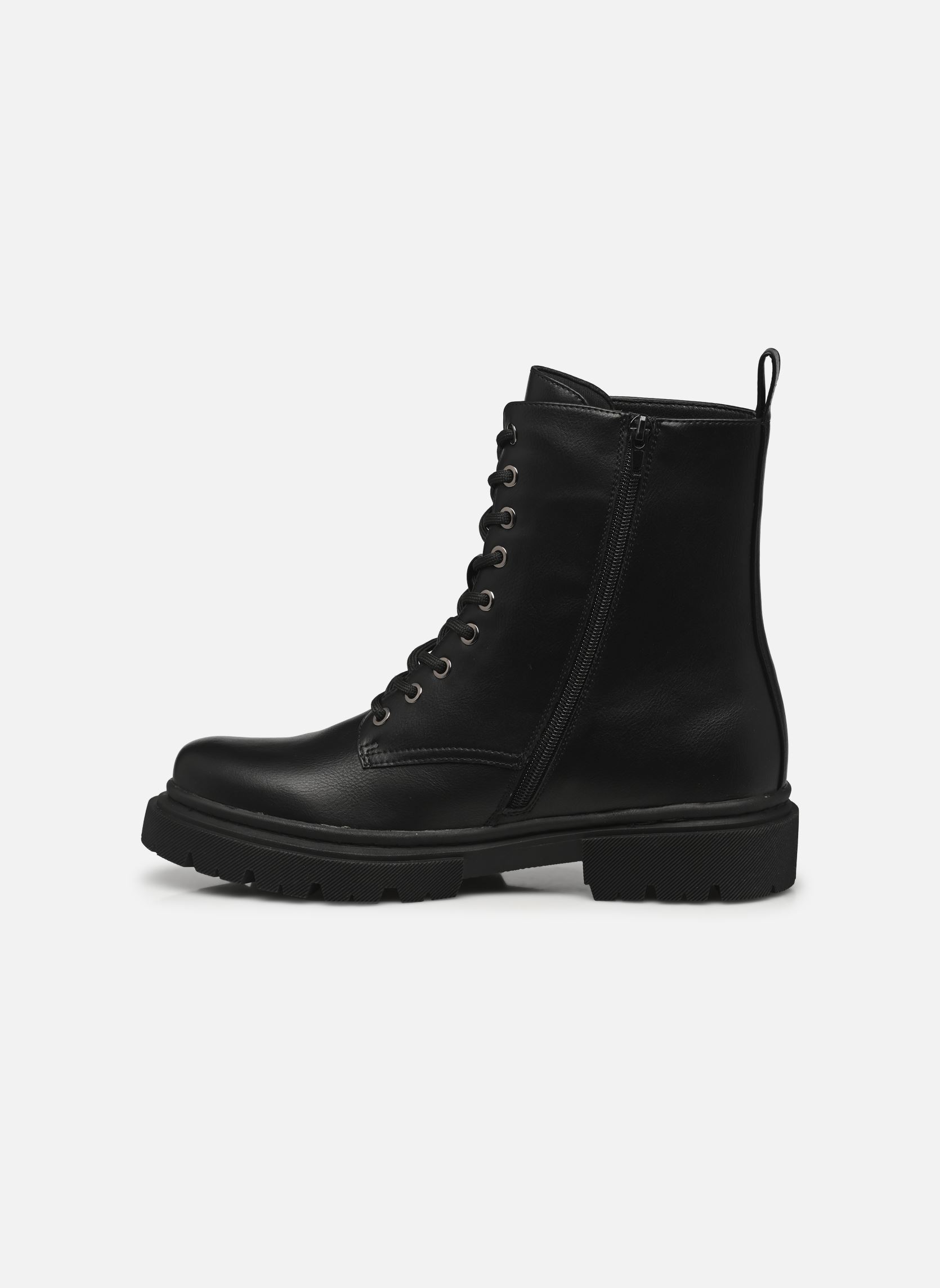 Geschnürte Stiefeletten FALKA Size + damen schwarz MADE BY Geschnürte Stiefeletten FALKA Size + damen schwarz Noir
