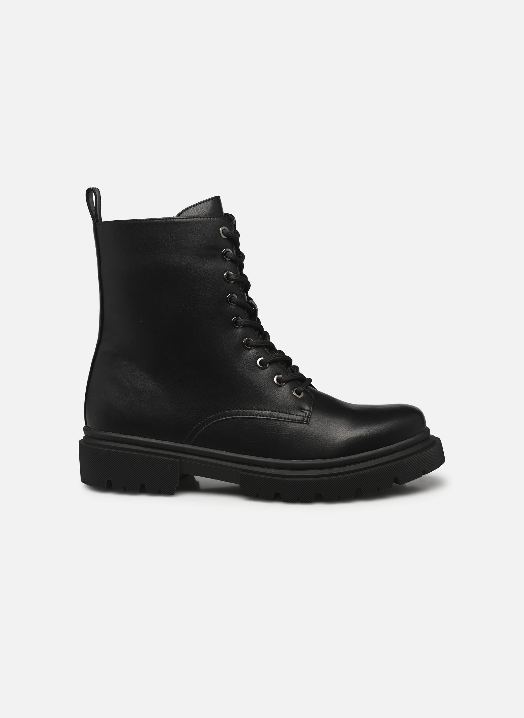 Geschnürte Stiefeletten FALKA Size + damen schwarz MADE BY Geschnürte Stiefeletten FALKA Size + damen schwarz Noir