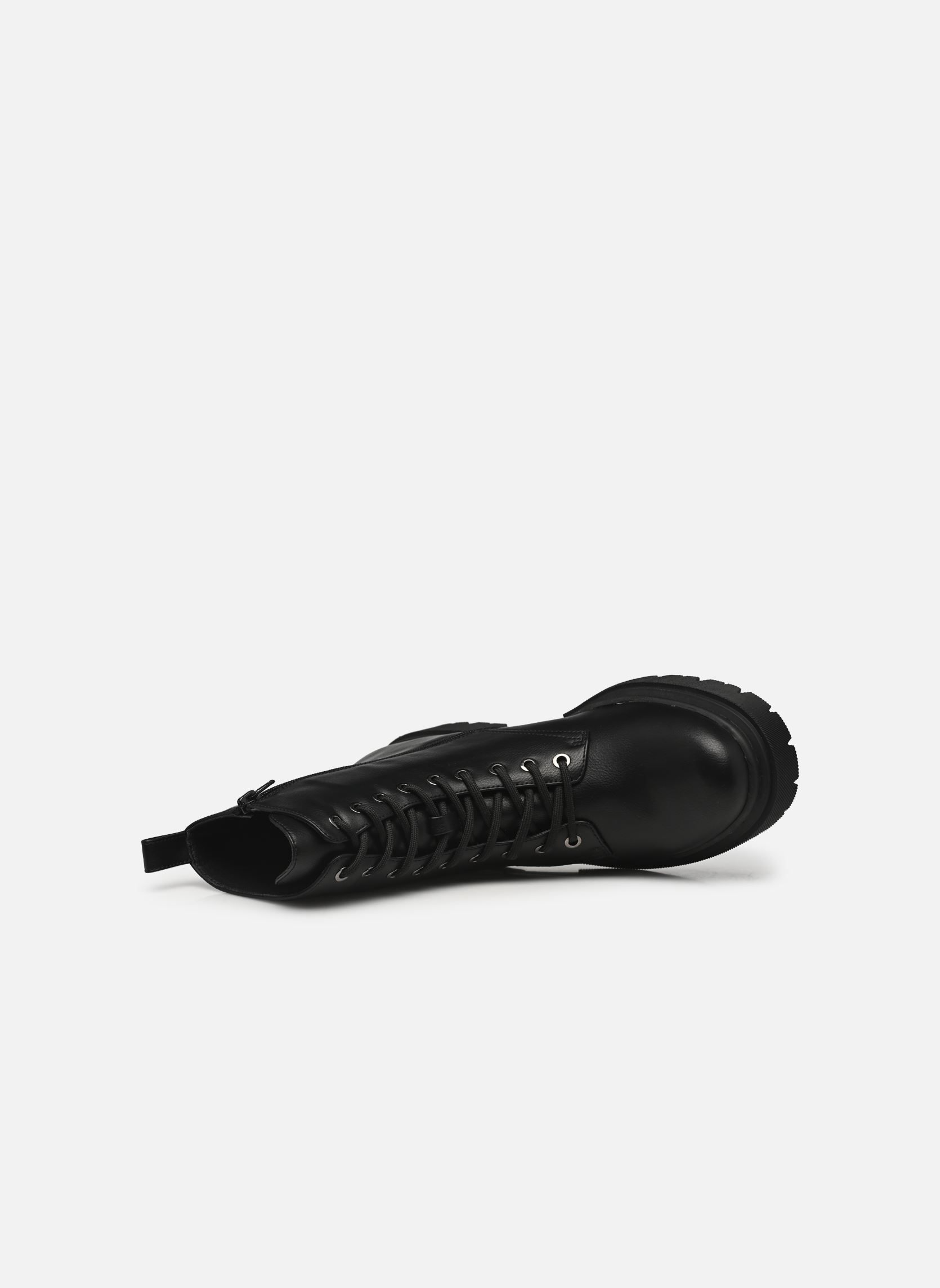 Geschnürte Stiefeletten FALKA Size + damen schwarz MADE BY Geschnürte Stiefeletten FALKA Size + damen schwarz Noir