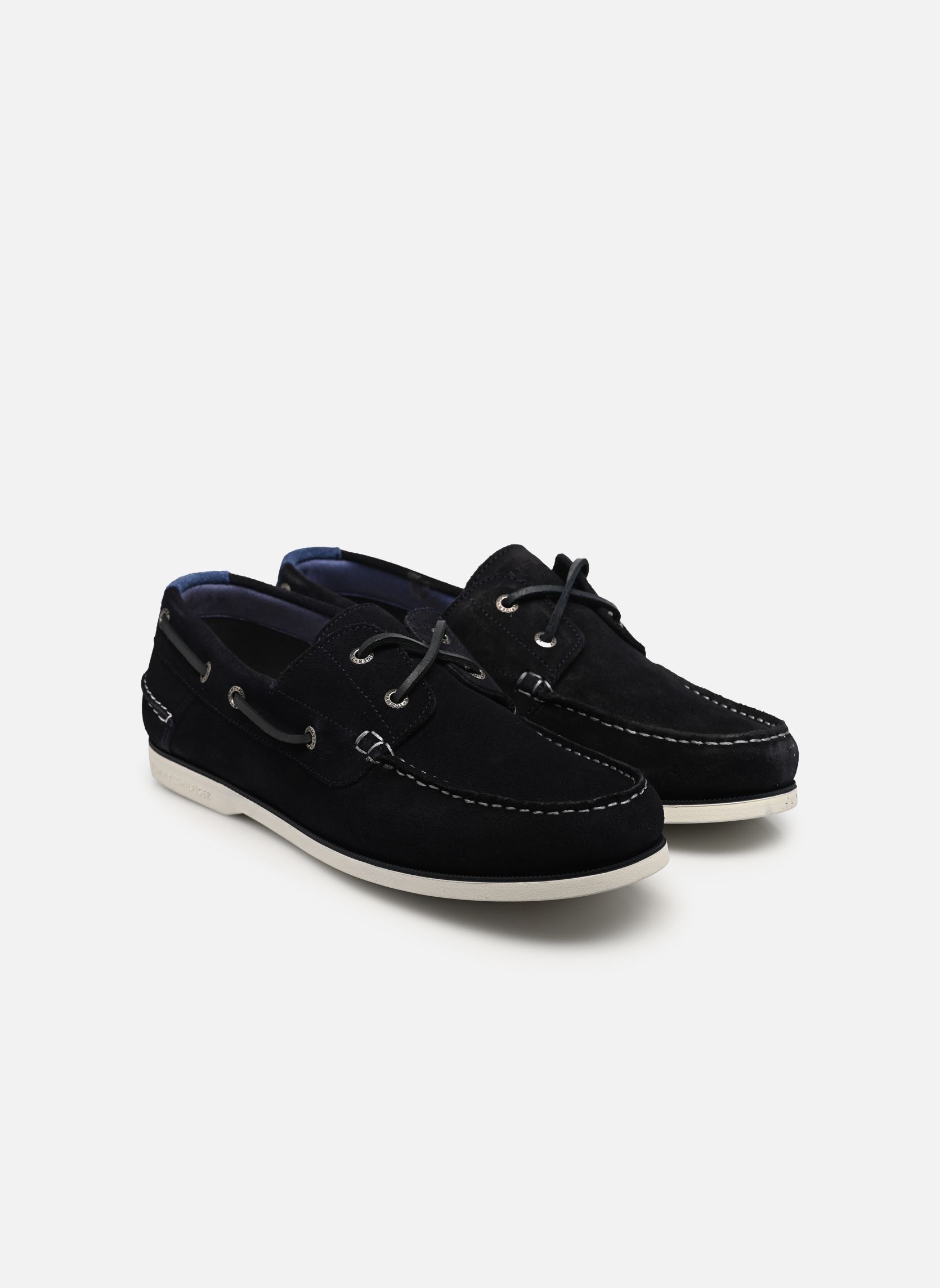 Chaussures bateaux TH BOAT SHOE CORE SU homme bleu Tommy Hilfiger Chaussures bateaux TH BOAT SHOE CORE SU homme bleu DESERT SKY/ANTIQUE BLUE