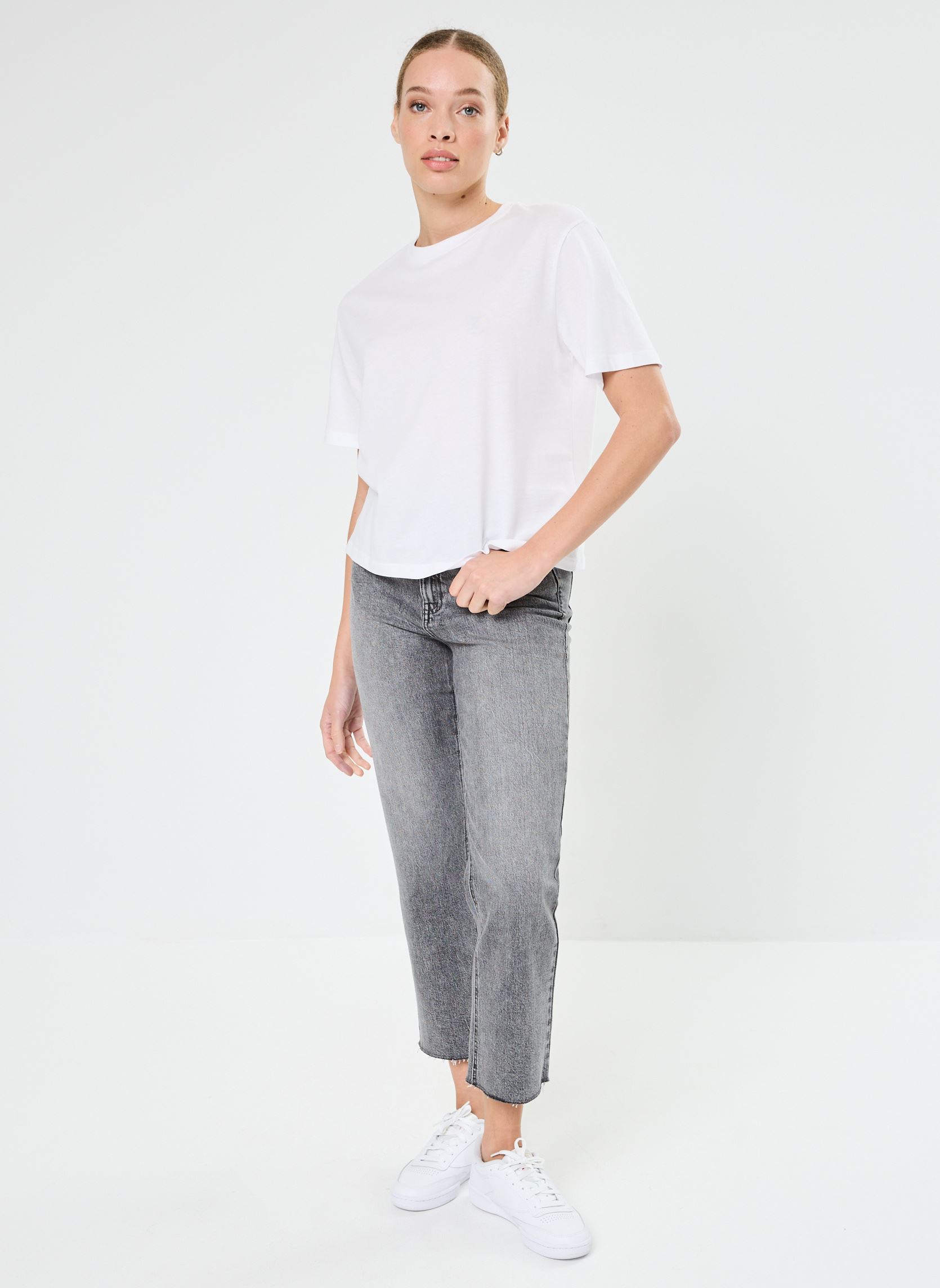 T-shirts met korte mouwen TORIANE dames wit MADE BY T-shirts met korte mouwen TORIANE dames wit BRIGHT WHITE