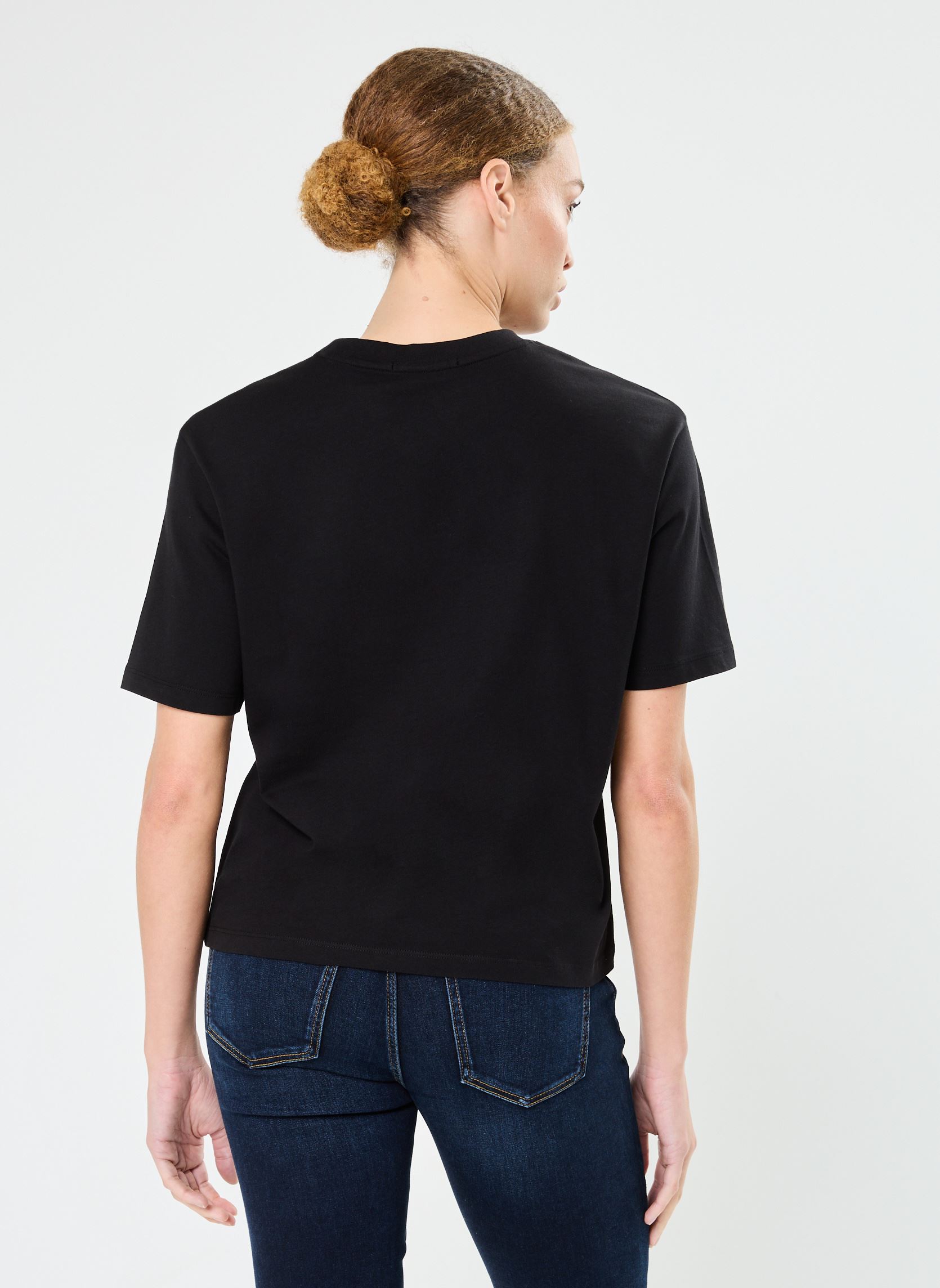 Tee-shirts manches courtes TORIANE femme noir MADE BY Tee-shirts manches courtes TORIANE femme noir JET BLACK