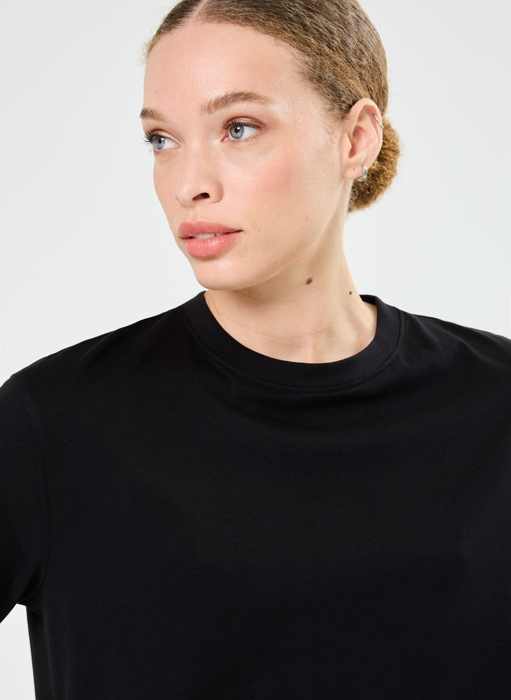 Tee-shirts manches courtes TORIANE femme noir MADE BY Tee-shirts manches courtes TORIANE femme noir JET BLACK