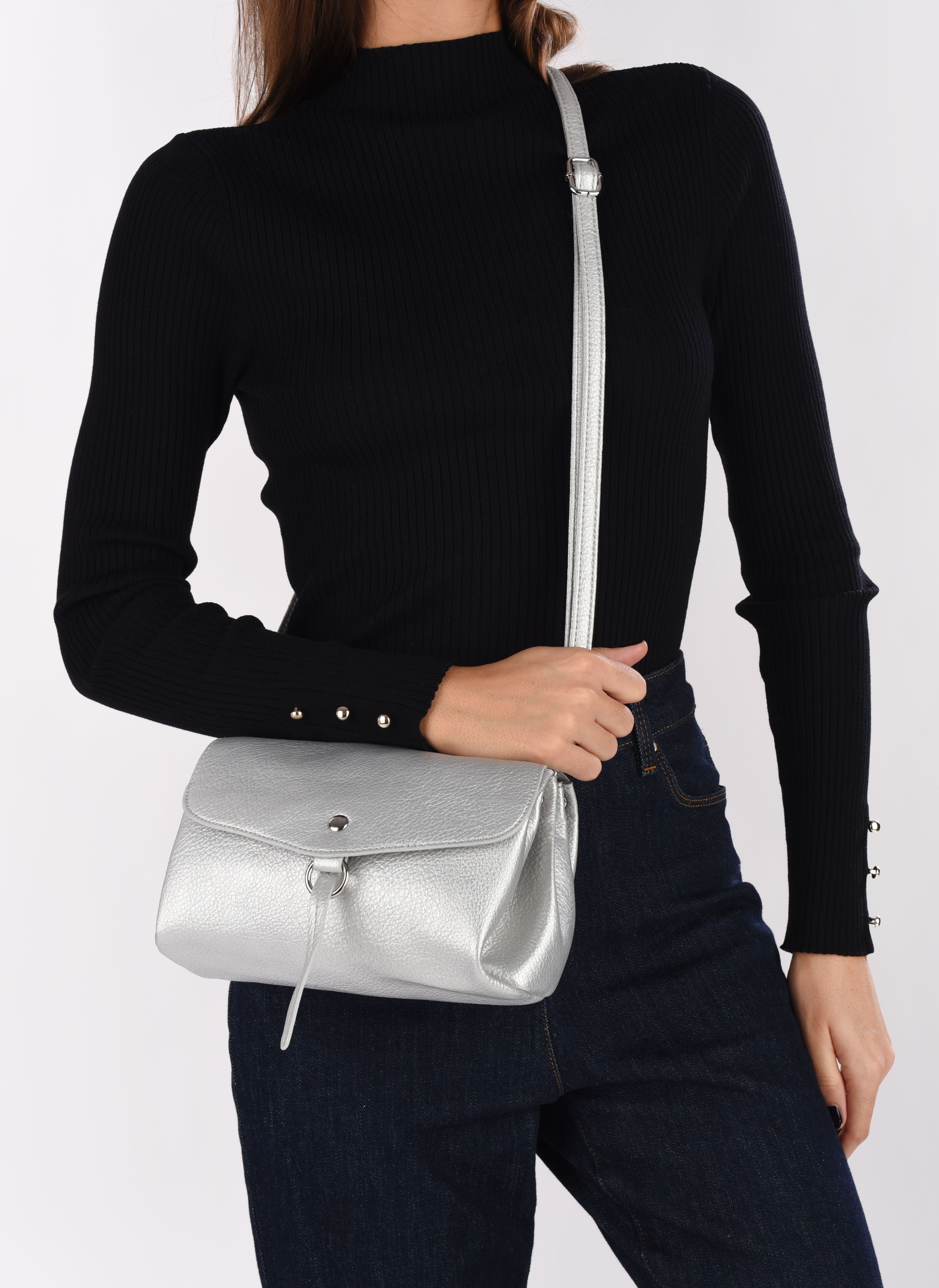 Schoudertassen sac bandoulière BATILDA dames zilver MADE BY Schoudertassen sac bandoulière BATILDA dames zilver ARGENTÉ