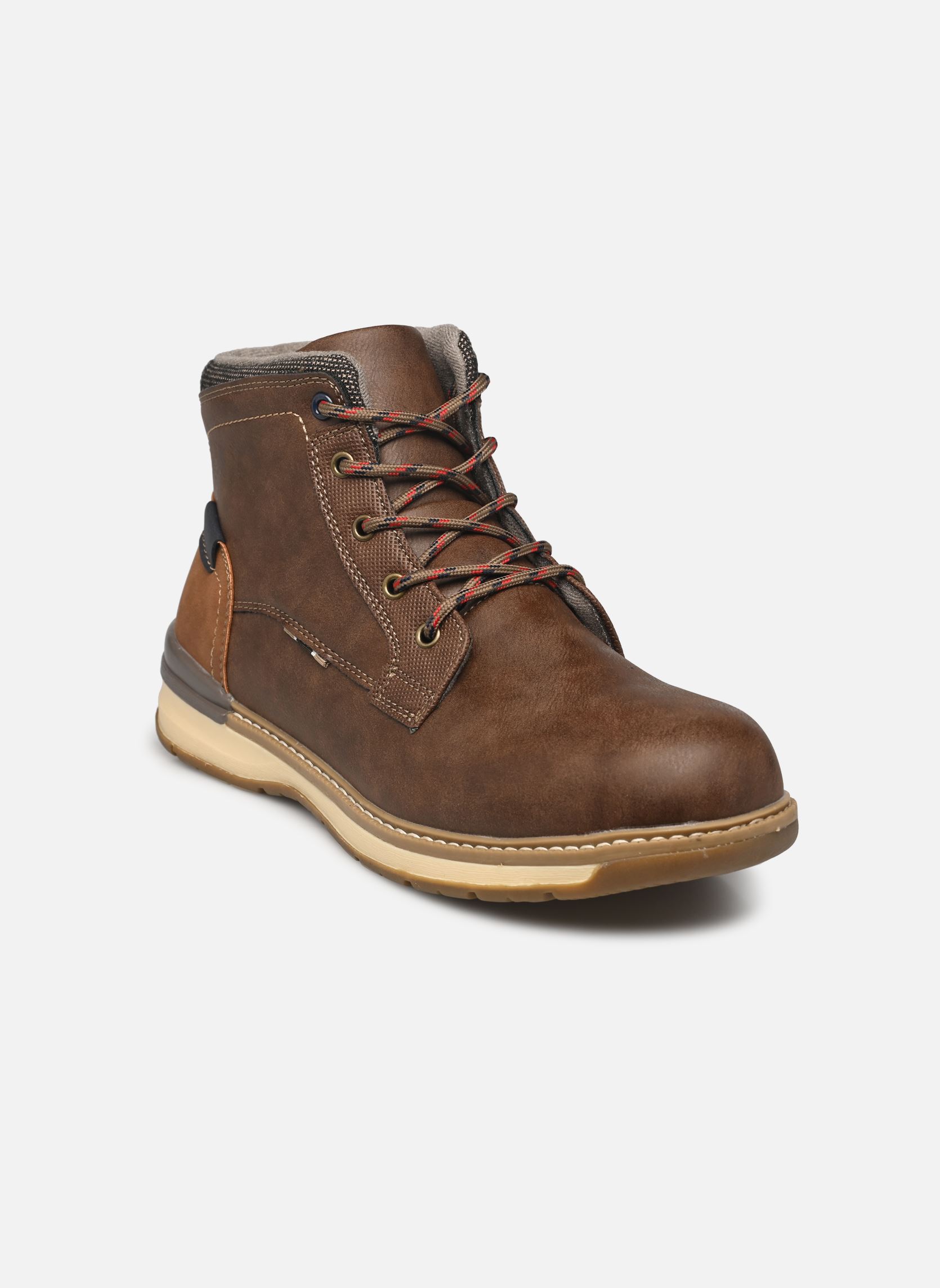 Bottines à lacets CIRO homme marron MADE BY Bottines à lacets CIRO homme marron COGNAC FONCÉ