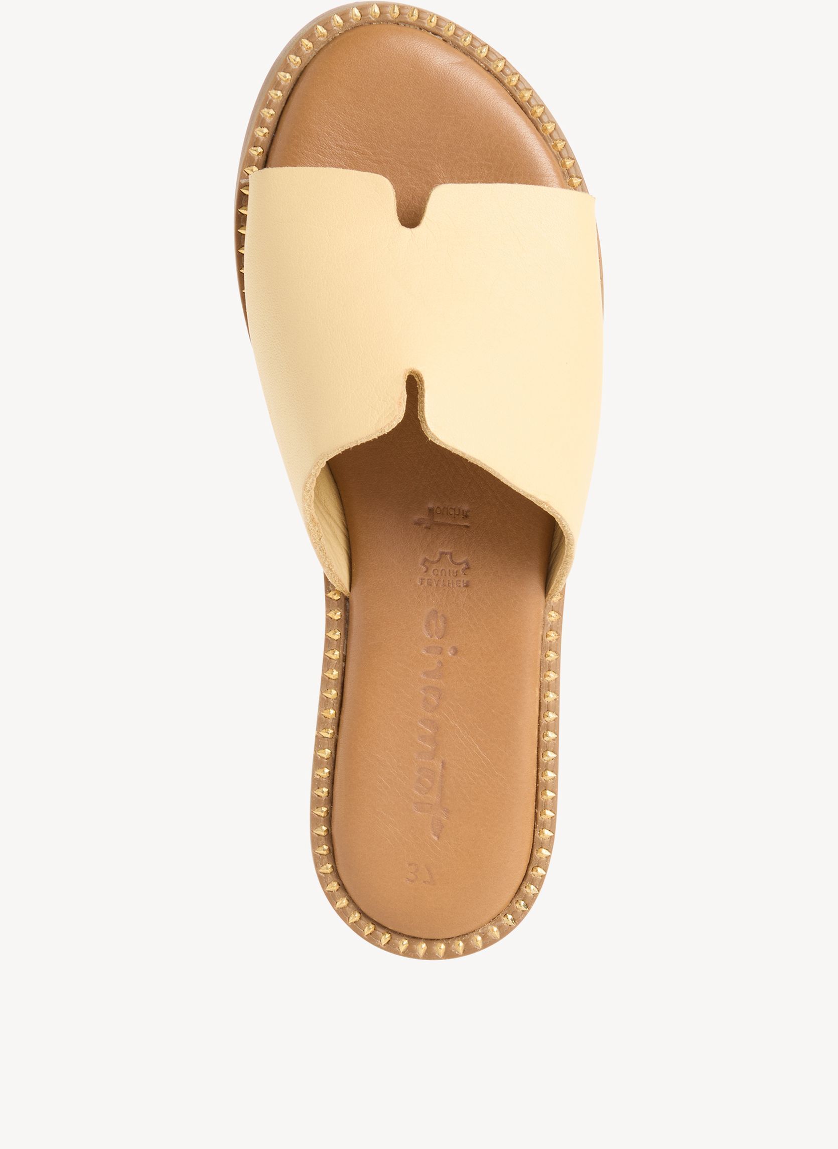 Mules 1-27135-42 femme jaune Tamaris Mules 1-27135-42 femme jaune Jaune clair