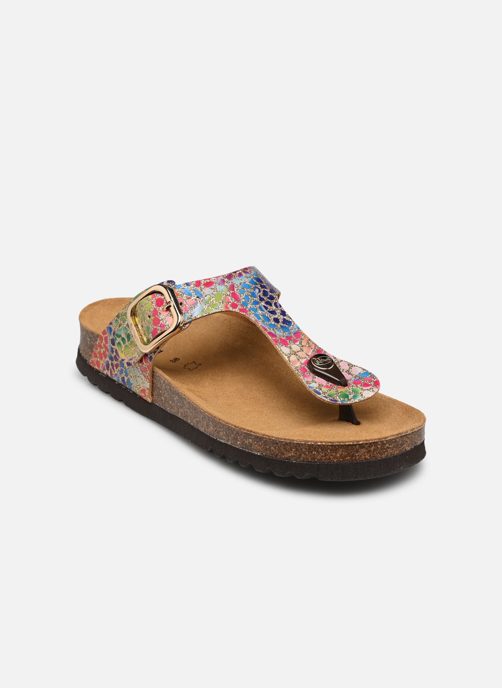 Sandalen ANAIS COLLECTION damen mehrfarbig Scholl Sandalen ANAIS COLLECTION damen mehrfarbig Gold Textile Fantese