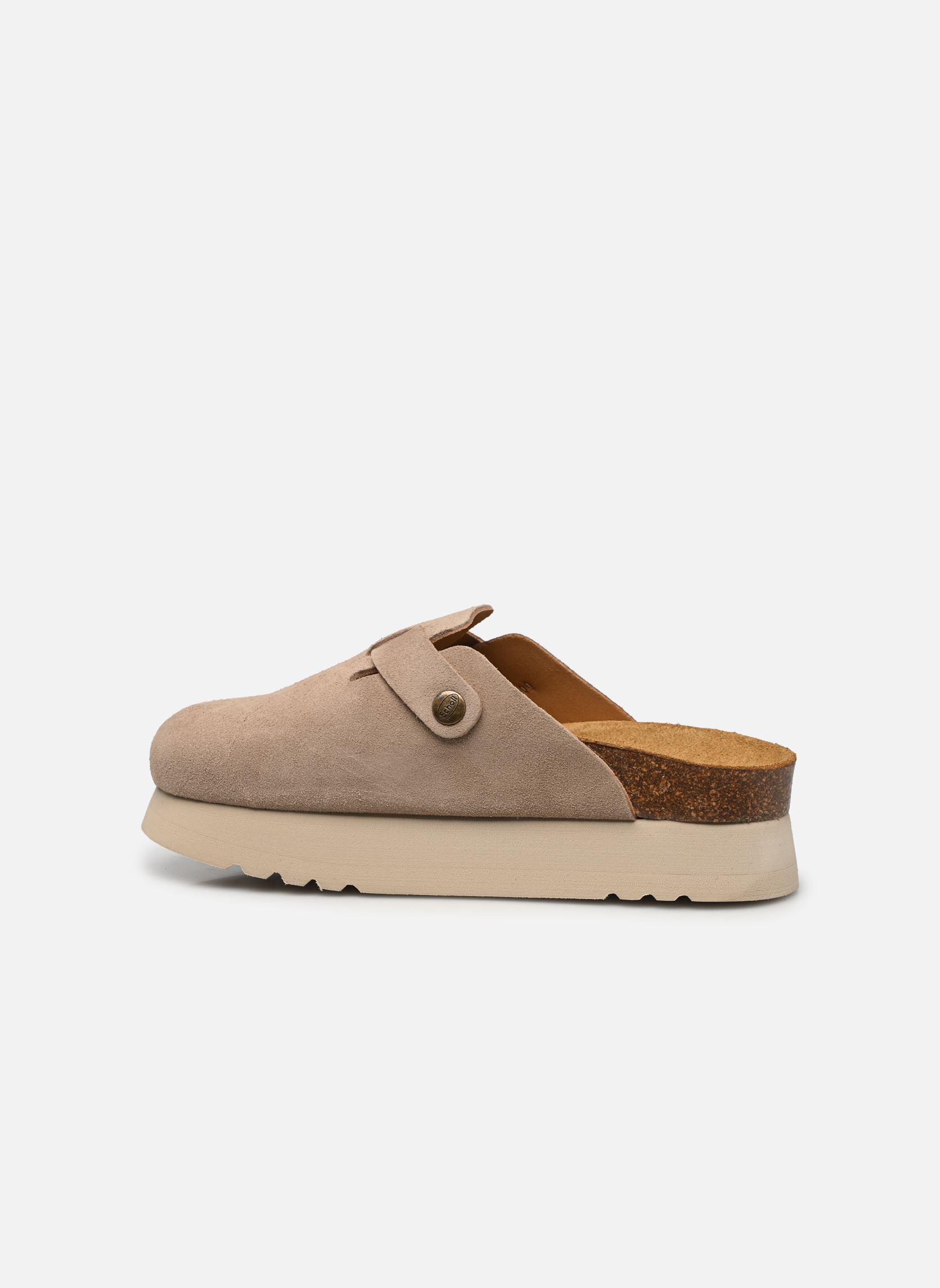 Pantoletten und Clogs Justine Collection damen beige Scholl Pantoletten und Clogs Justine Collection damen beige DARK BEIGE SUEDE