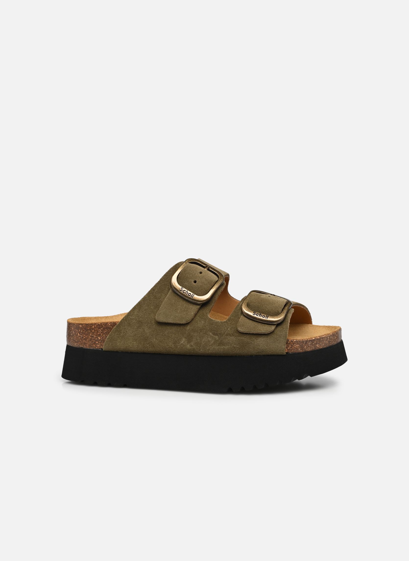 Pantoletten und Clogs Lucie Collection damen grün Scholl Pantoletten und Clogs Lucie Collection damen grün KHAKI SUEDE