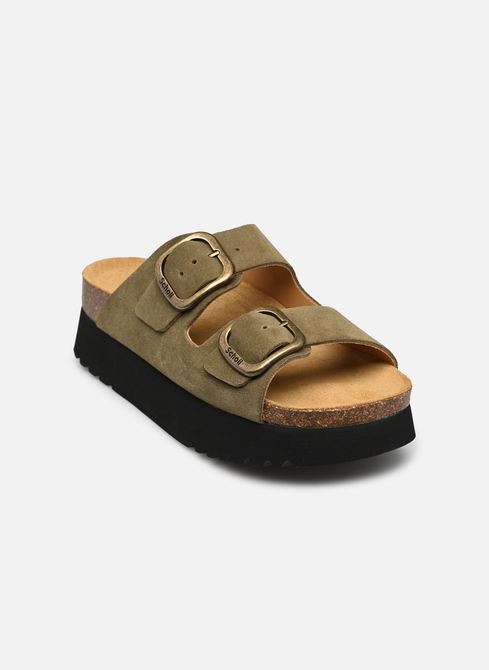 Pantoletten und Clogs Lucie Collection damen grün Scholl Pantoletten und Clogs Lucie Collection damen grün KHAKI SUEDE